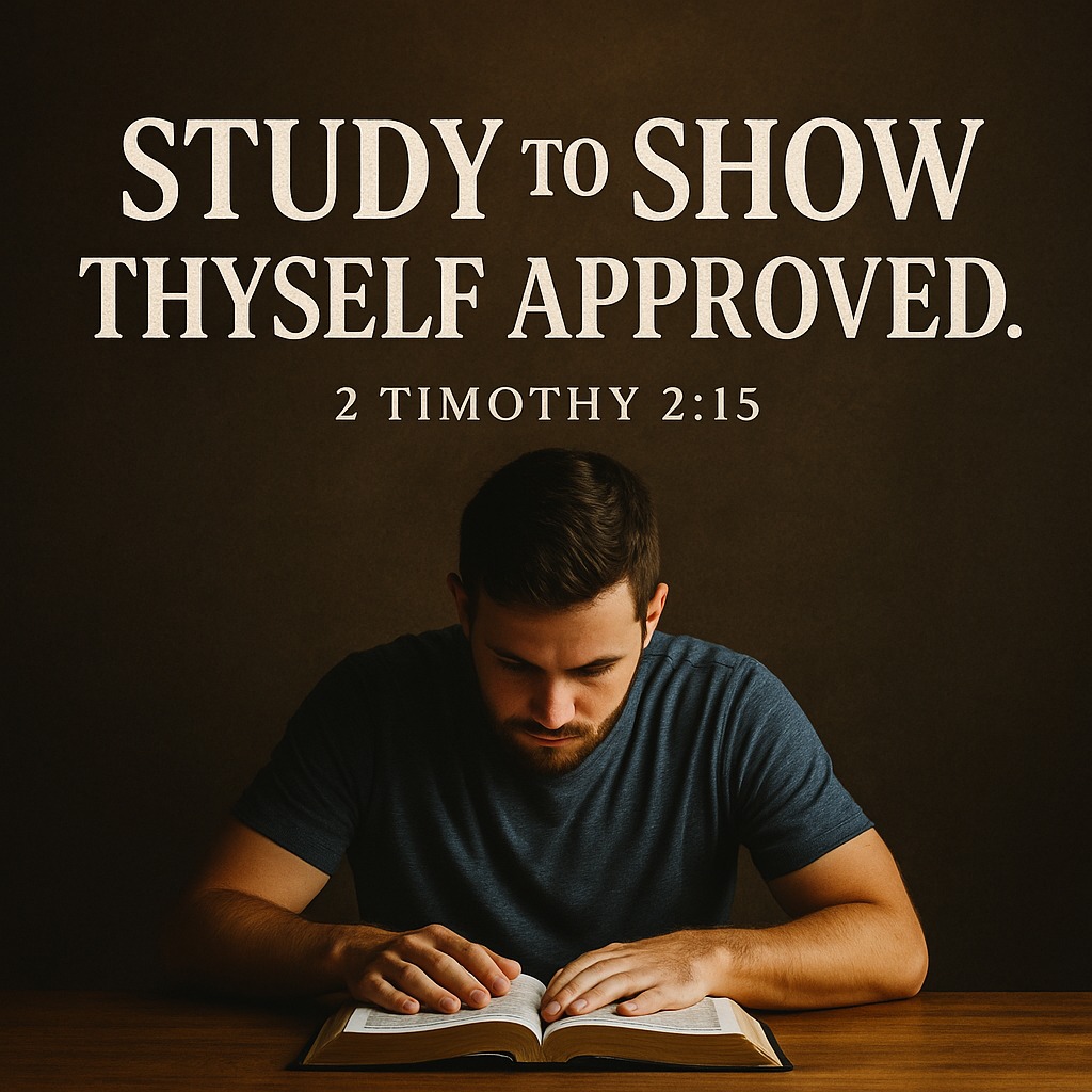 Ken - There’s a reason Scripture tells us, “Study to show thyself ...