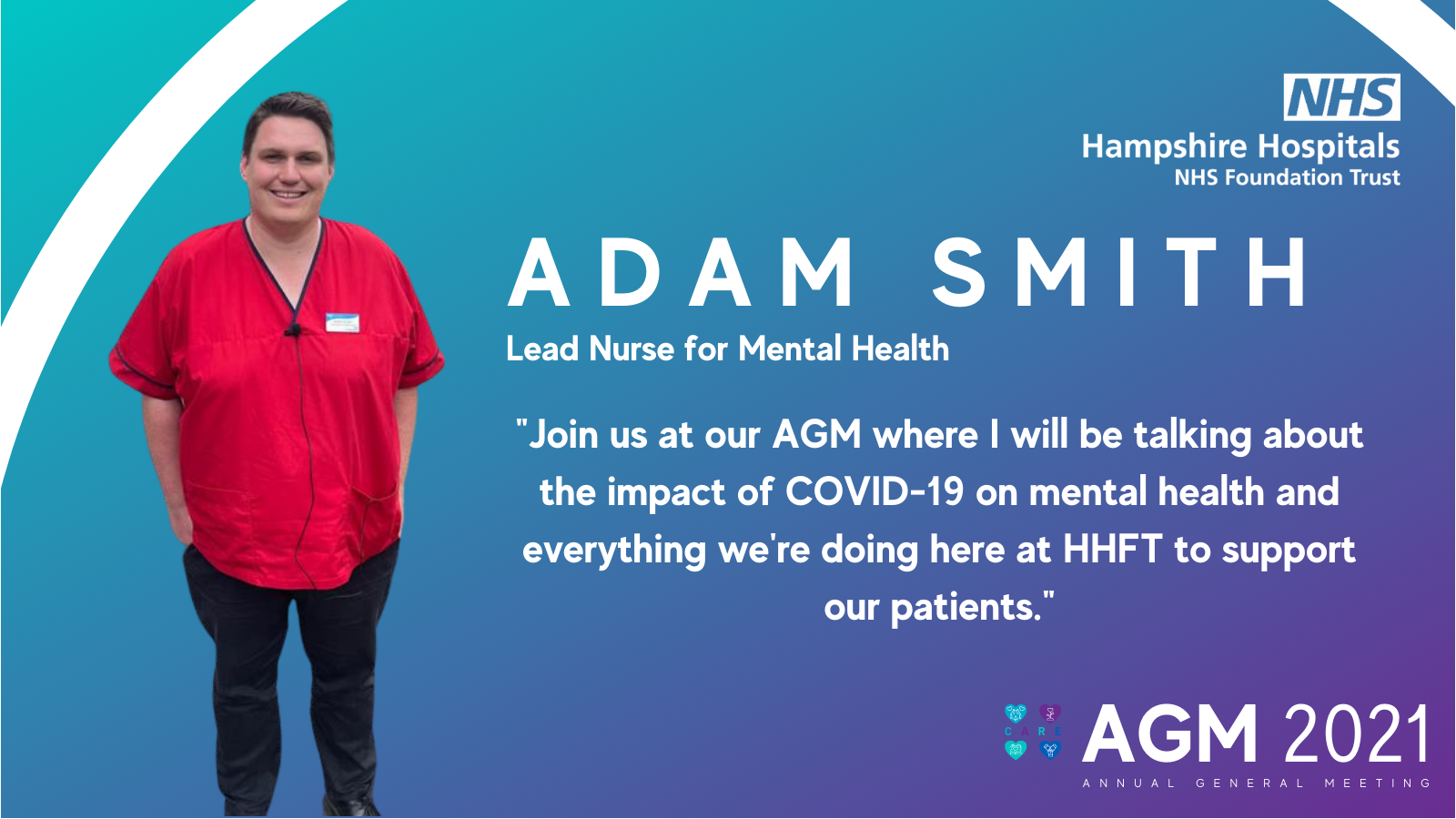 Hampshire - Adam Smith is the lead nurse for mental health at our trust ...