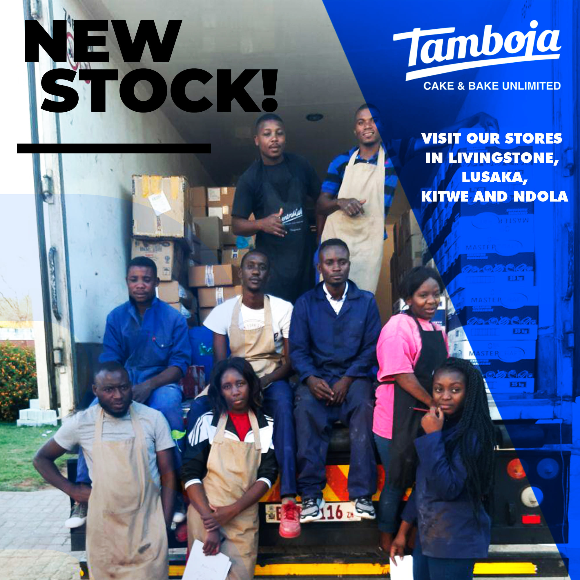 NEW STOCK ALERT! Visit... Tamboja Cake and Bake Unlimited