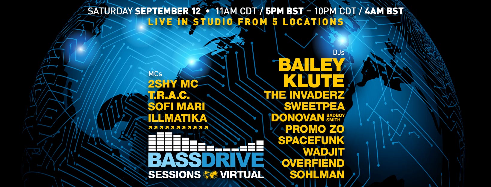 Bassdrive Bookings Drum&Bass Talent Agency | Milwaukee WI