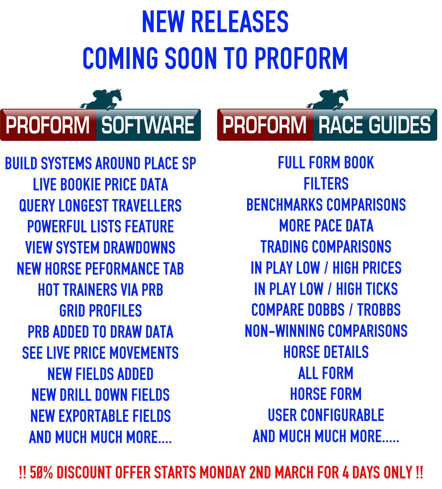 New features arriving soon to Proform. Why not get ready for them with ...