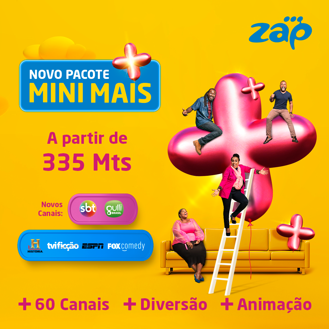 ZAP A minha TV - VOCÊ JÁ EXPERIMENTOU O NOVO PACOTE DA...