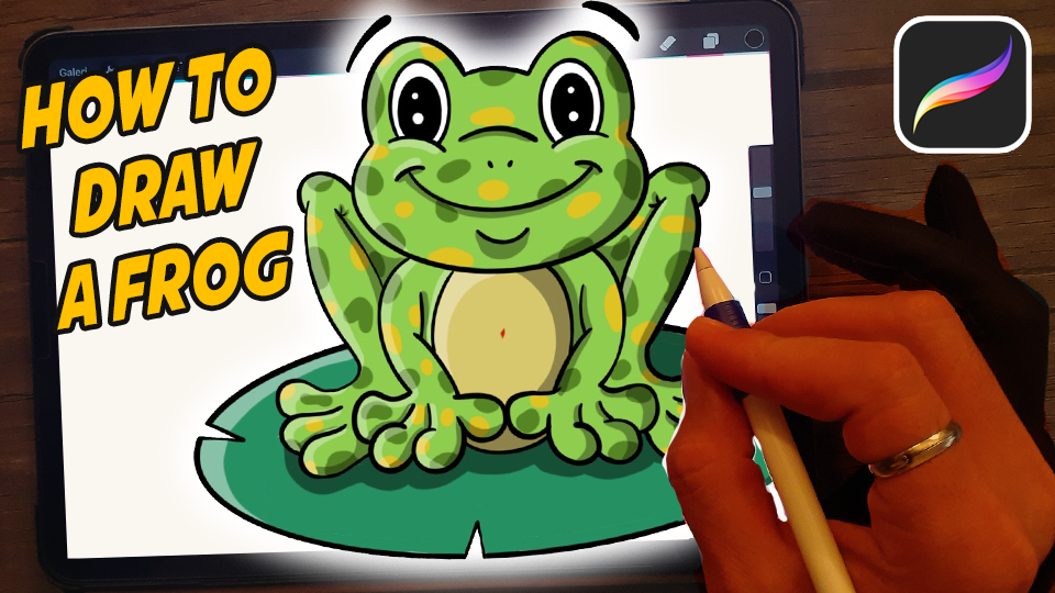How to draw a Frog in Procreate (Ipad... - Vectorial Tutorial | Facebook