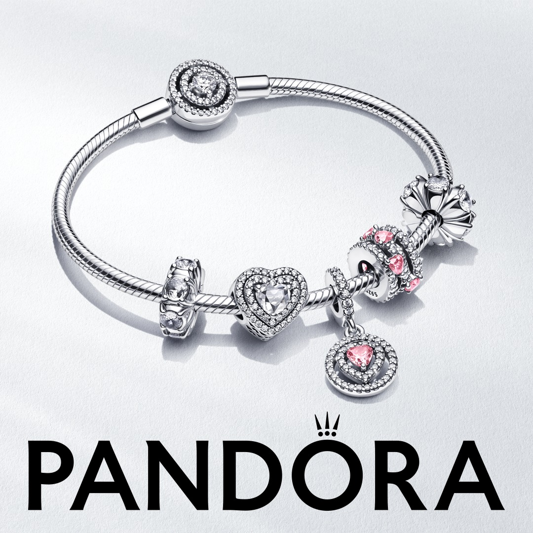 Pandora - Las gemas de color rosa representan un tono más...