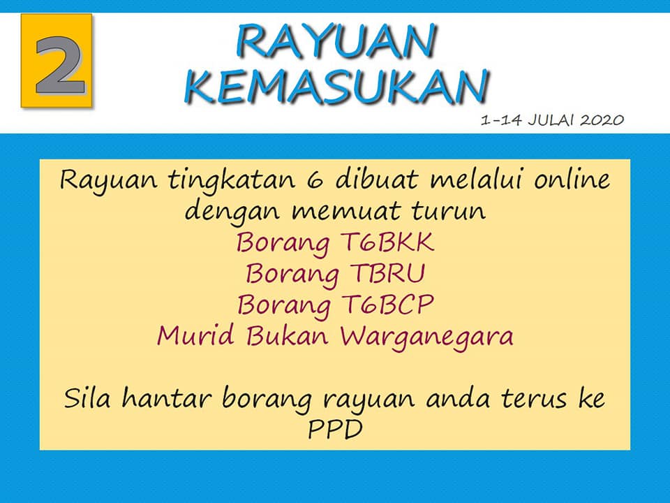 Pendaftaran Tingkatan 6 Smk Merotai Besar Tawau Facebook