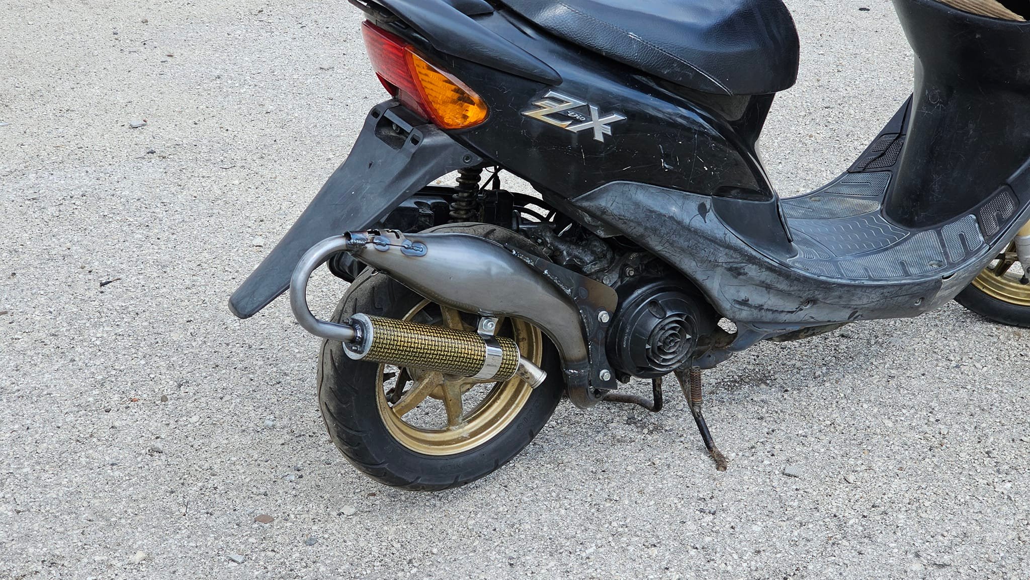 Exhaust pipe for Honda Dio 34-35