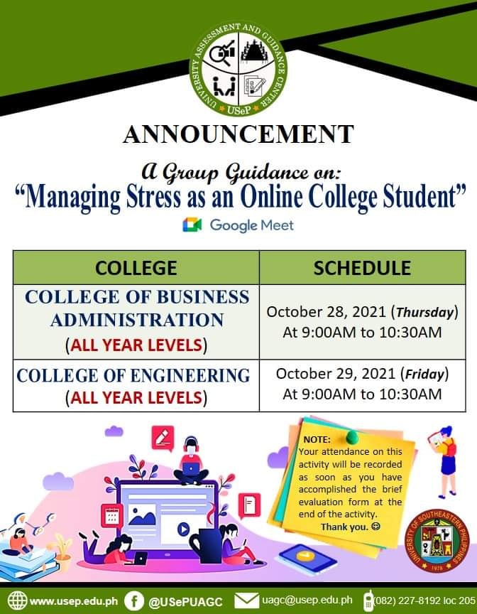 USeP - University Assessment & Guidance Center - [𝗔𝗡𝗡𝗢𝗨𝗡𝗖𝗘𝗠𝗘𝗡𝗧] We ...
