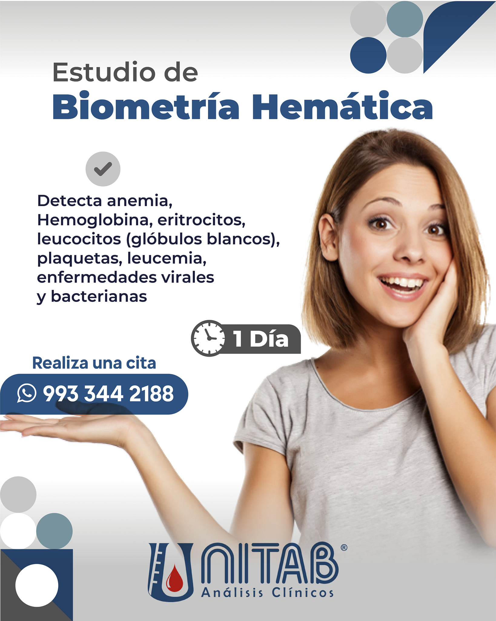 👉 Biometría Hemática 👈 ⭐ Sirve... - Unitab Análisis Clínicos | Facebook