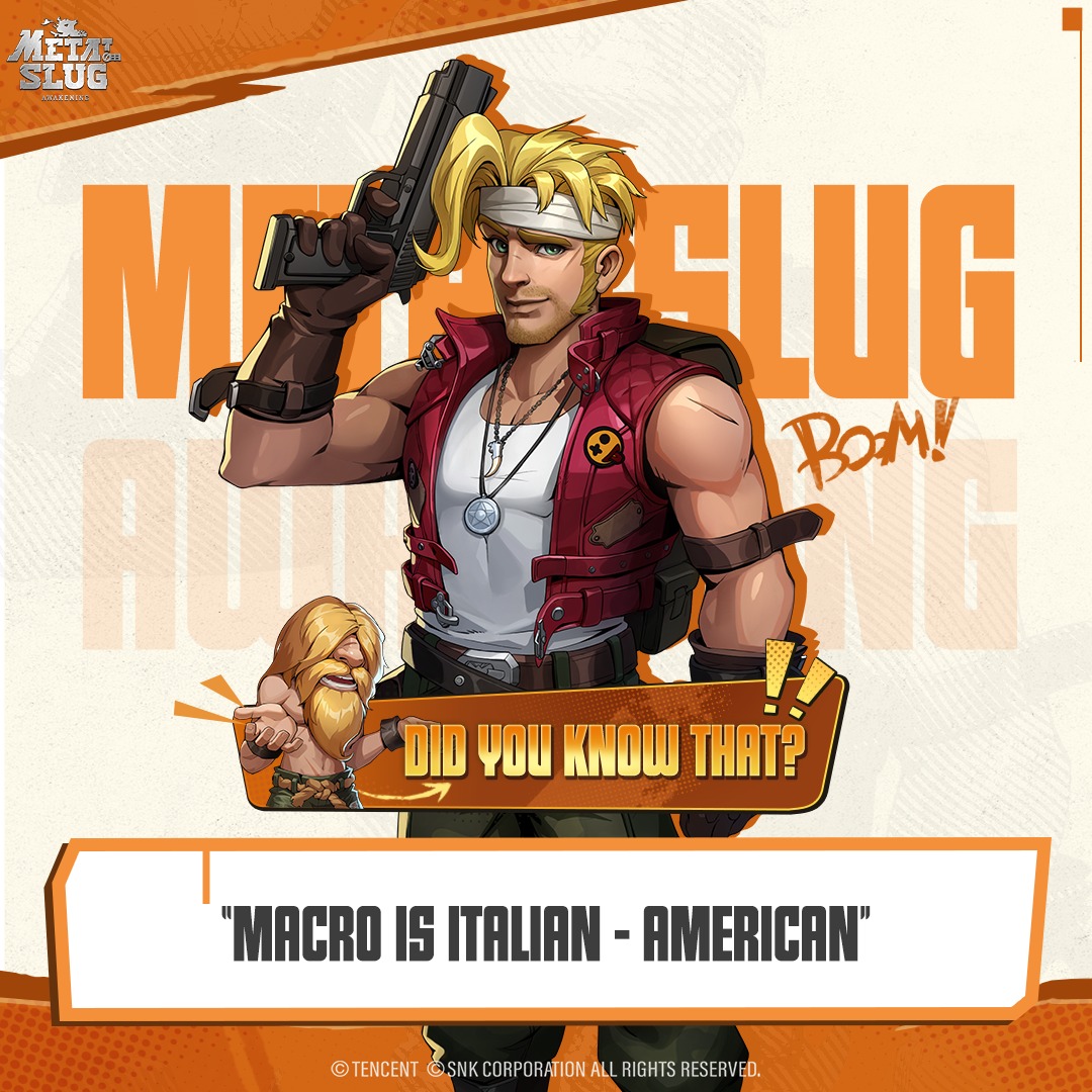 【METAL SLUG FUN FACT】DID YOU KNOW!... - Metal Slug: Awakening