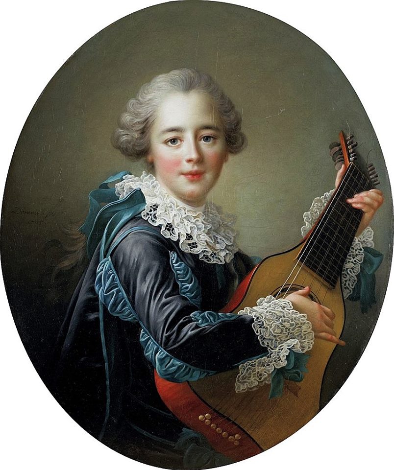Reproduction Tableau François Hubert Drouais - Portrait De Femme - Prêt à Accrocher