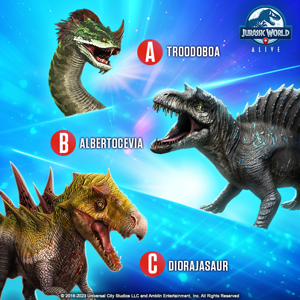 Jurassic World Alive - Only one spot left on your roster! Let us know ...