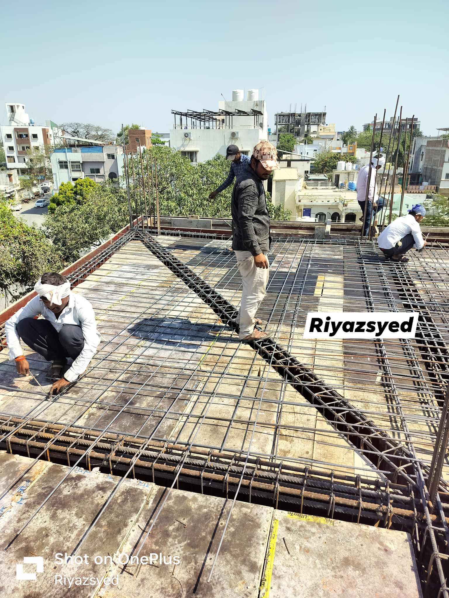 Riyaz - Roof Steel Reinforcement work in progress 👍 #construction # ...