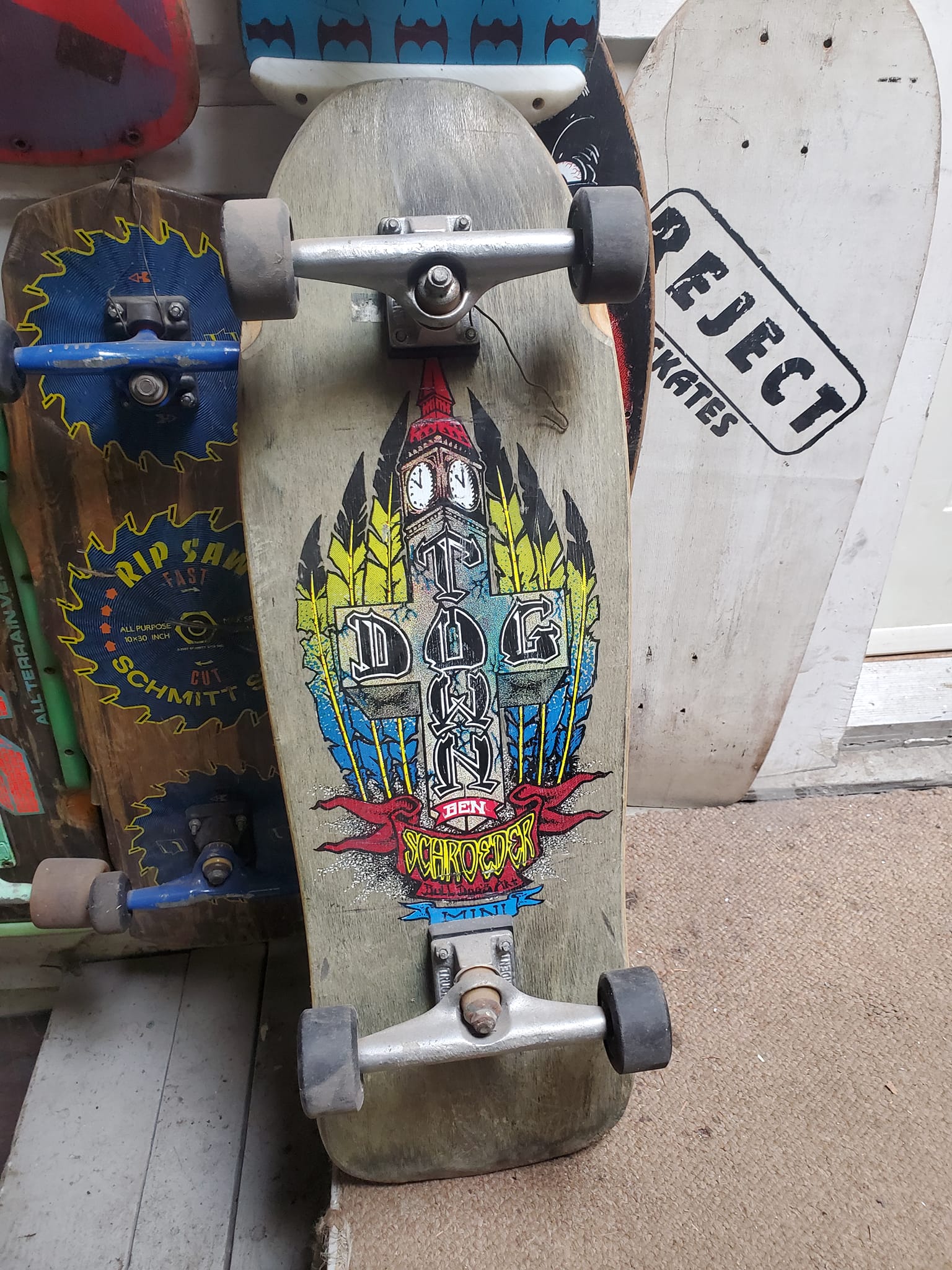 What is the value of my original Dog Town Ben Schroeder skateboard?