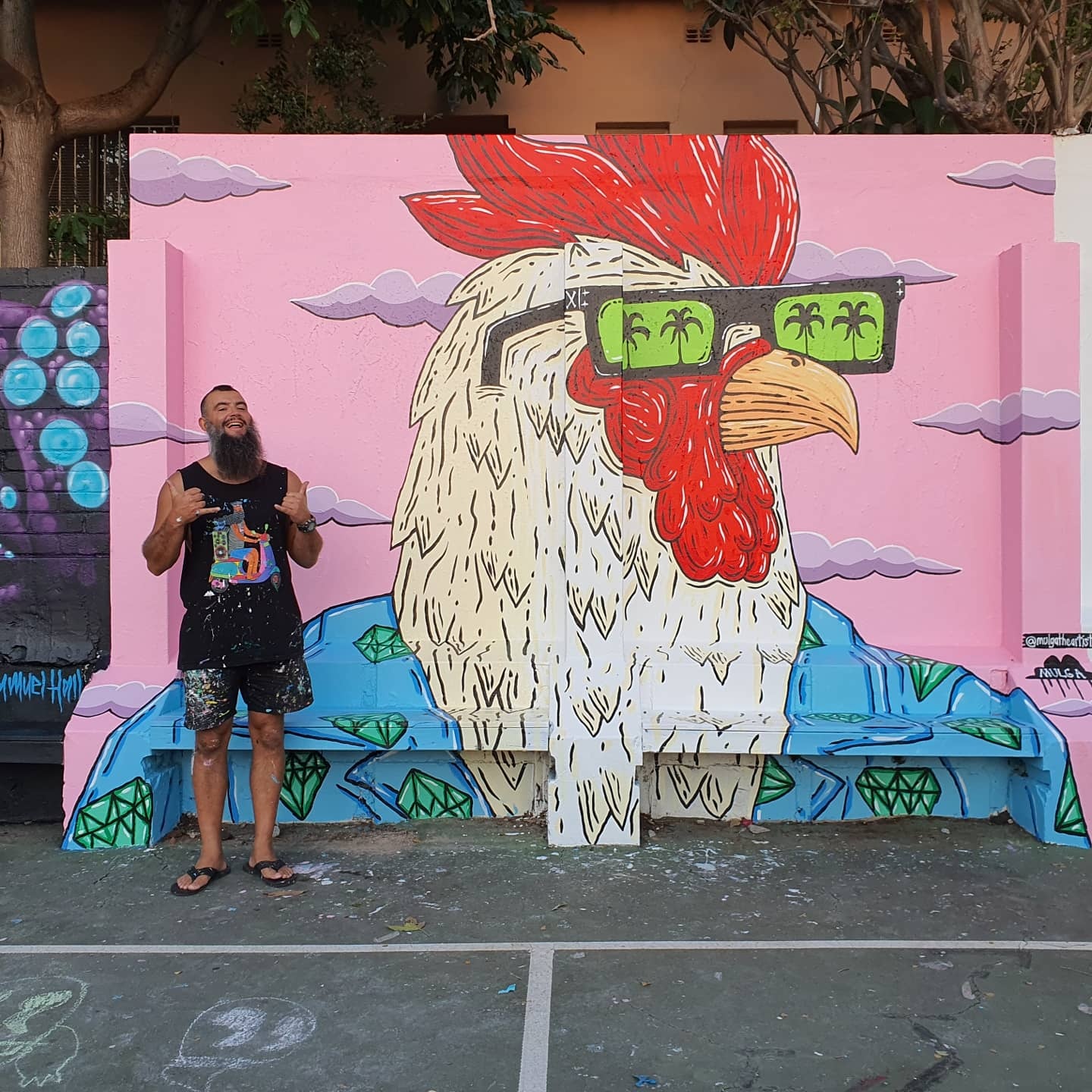 It's Rodney the Rooster🐓!⁣ ⁣ I painted... - Mulga The Artist | Facebook
