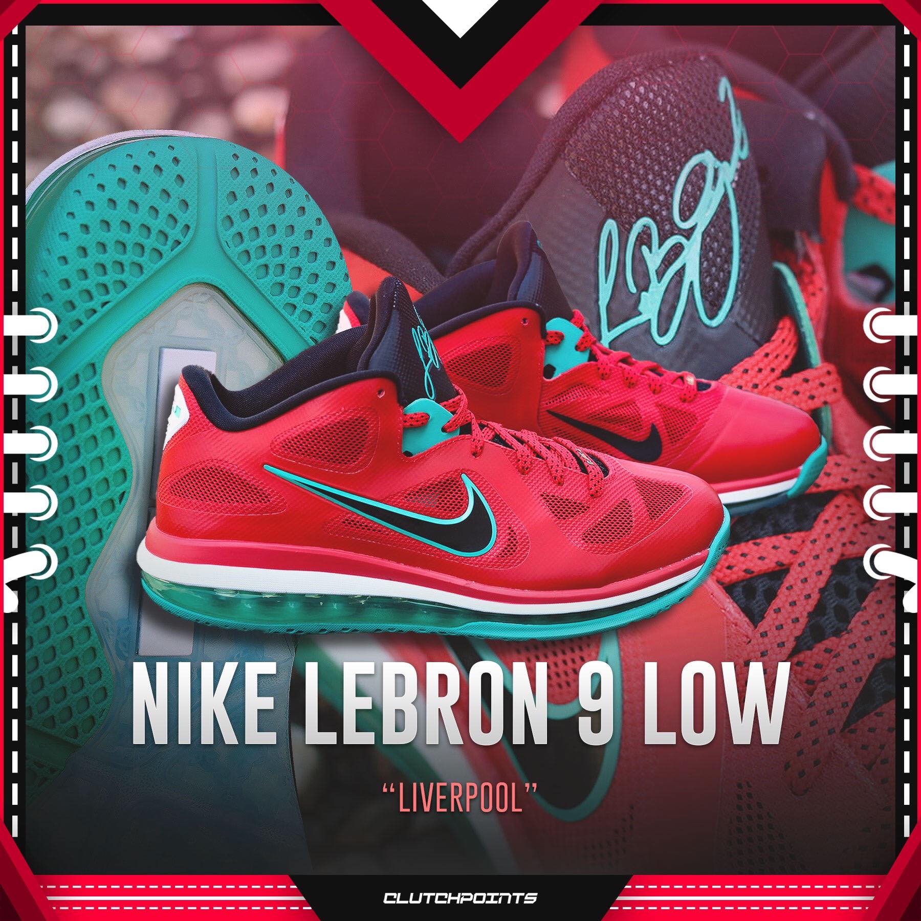 Originally released back in 2012, the Nike LeBron 9 Low “Liverpool