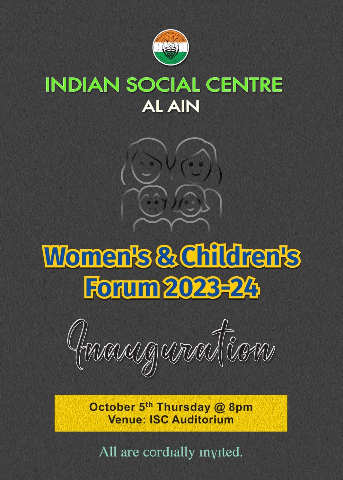 ISC Al Ain - ISC Al Ain Women's & Children's Forum 2023-24... | Facebook