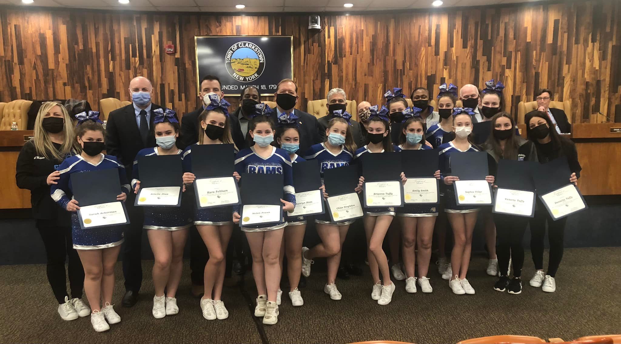 Congratulations to the New City Rams... - Town of Clarkstown