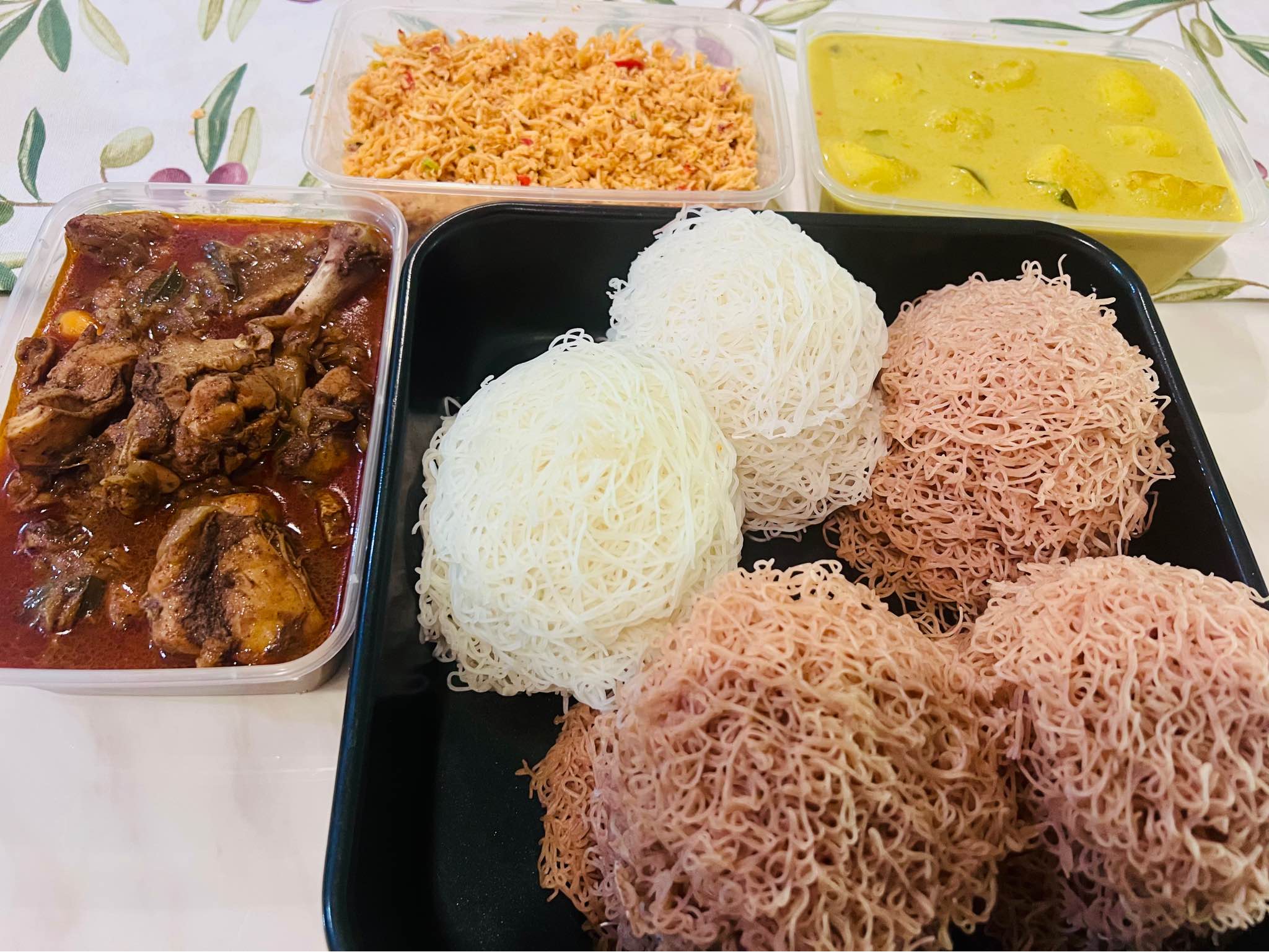 Home-made Sri Lankan String Hoppers & Curries Available - Food ...
