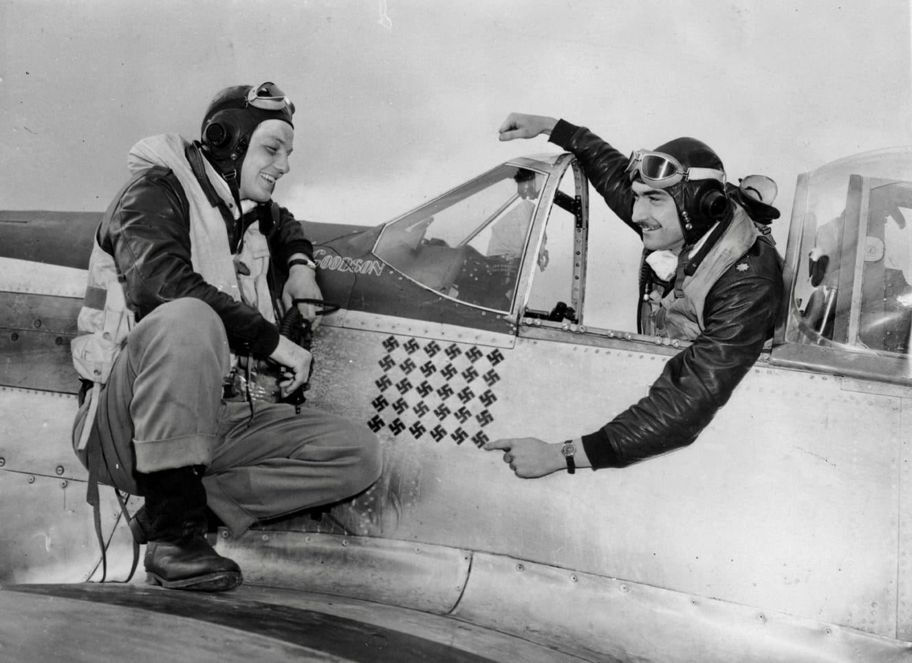 American - USAAF 4th Fighter Group aces 1st Lieutenant Ralph 
