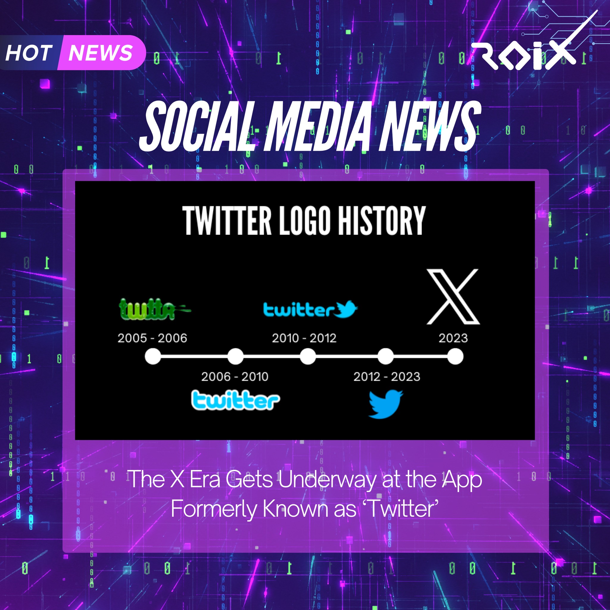 💥 Twitter's bluebird has flown as... - ROIX Digital Agency