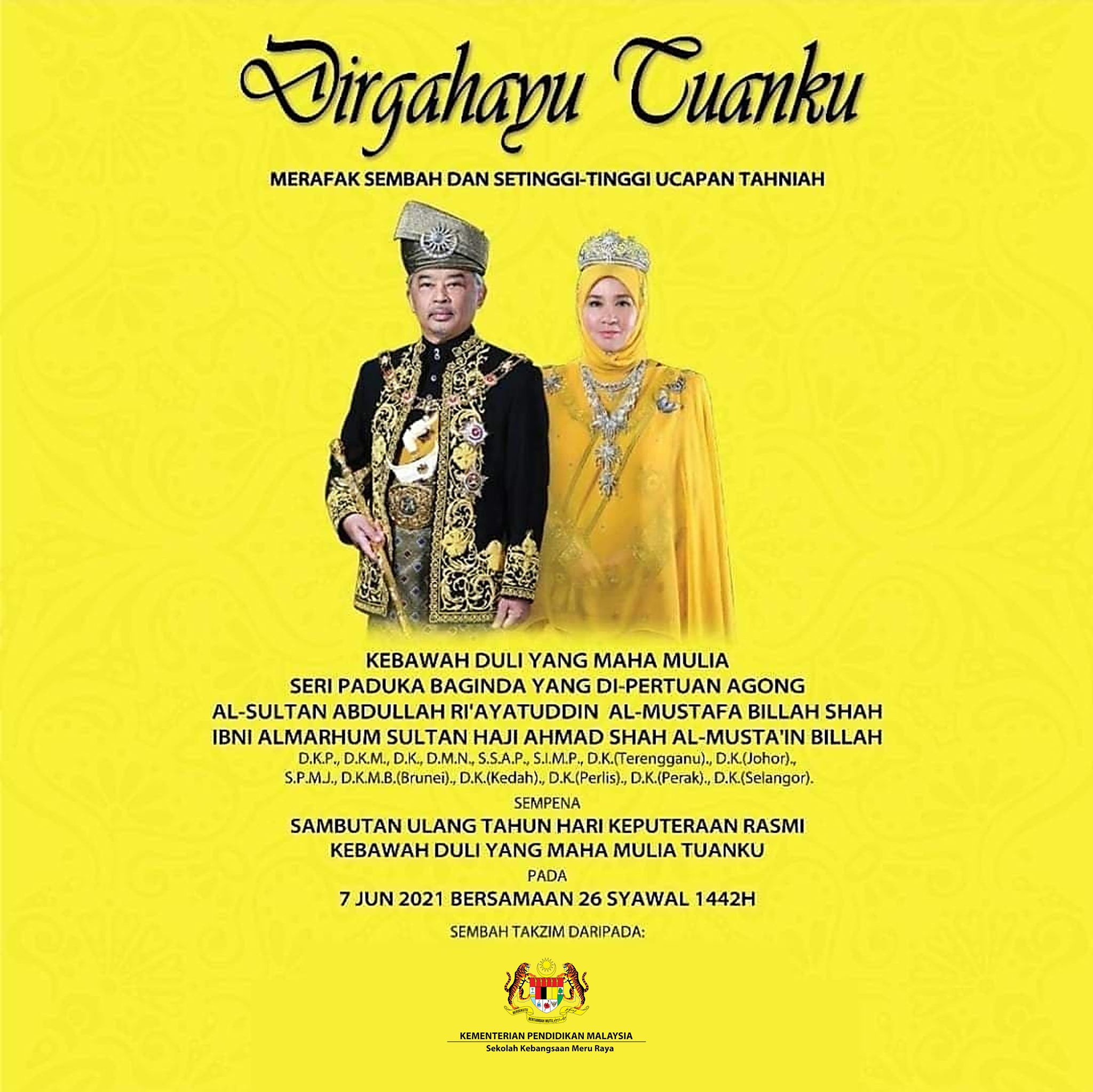 Merafak sembah setinggi-tinggi tahniah... - SK Meru Raya Ipoh | Facebook