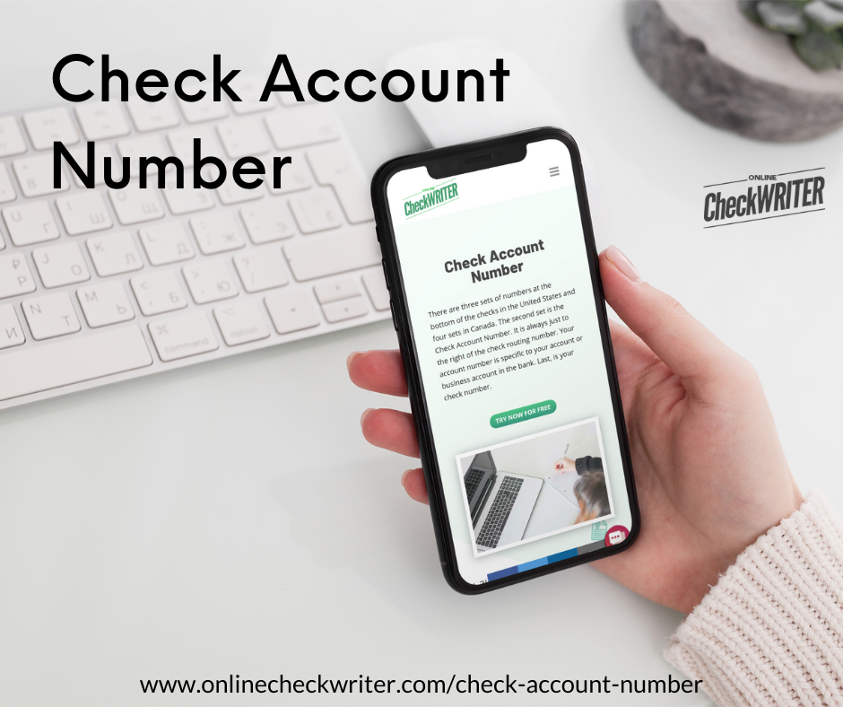 Check Account Number is the second... - Online Check Writer | Facebook