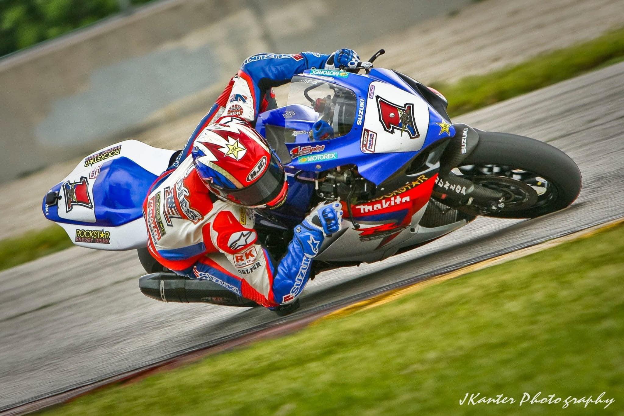 Ben Spies leads AMA Superbike race at Road America