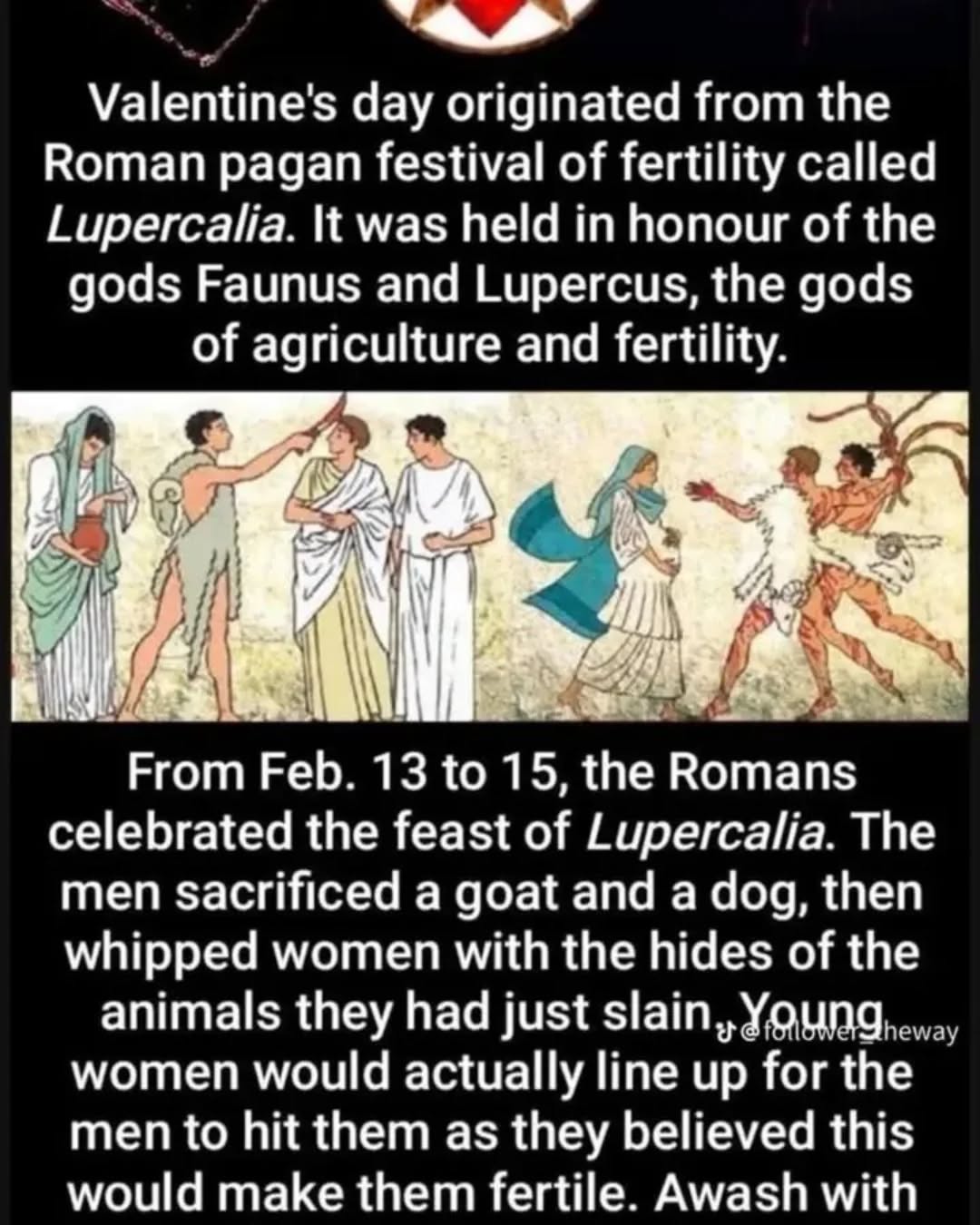 Ryan - From Feb. 13 to 15, the Romans celebrated the feast of ...