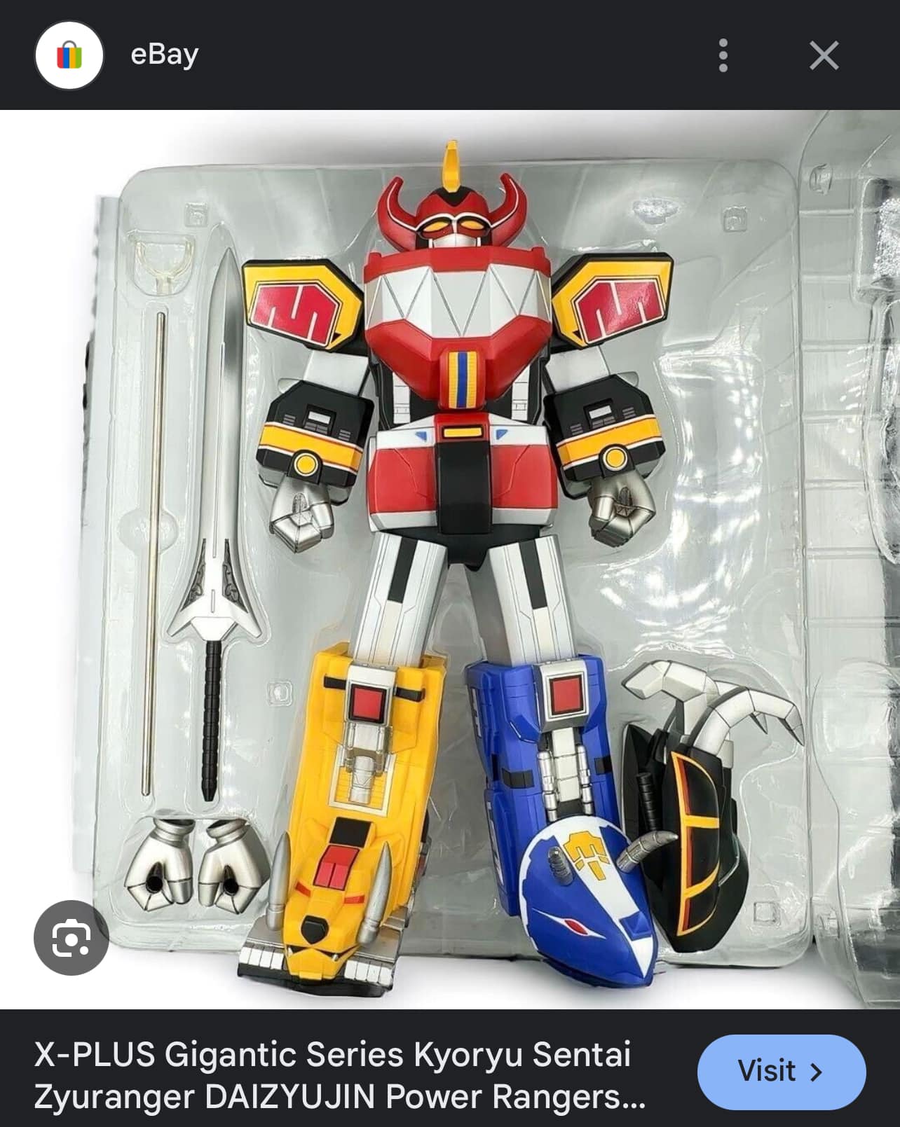 X-Plus Daizyujin for Sale or Trade in Power Rangers Merchandise