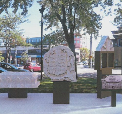 Les 2 Rives - La maquette du monument qui rendra hommage à...