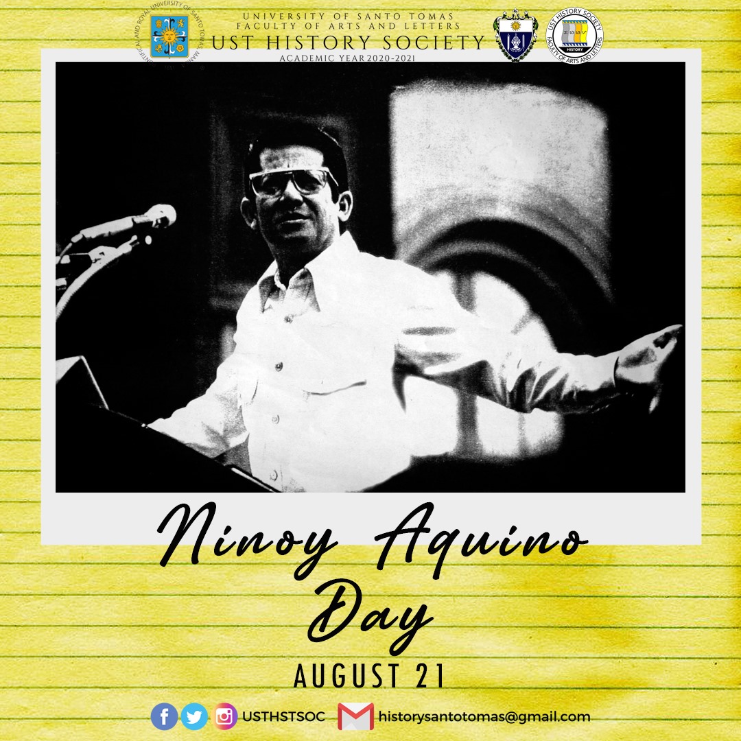 UST History Society - On this day, the 21st of August, we commemorate ...