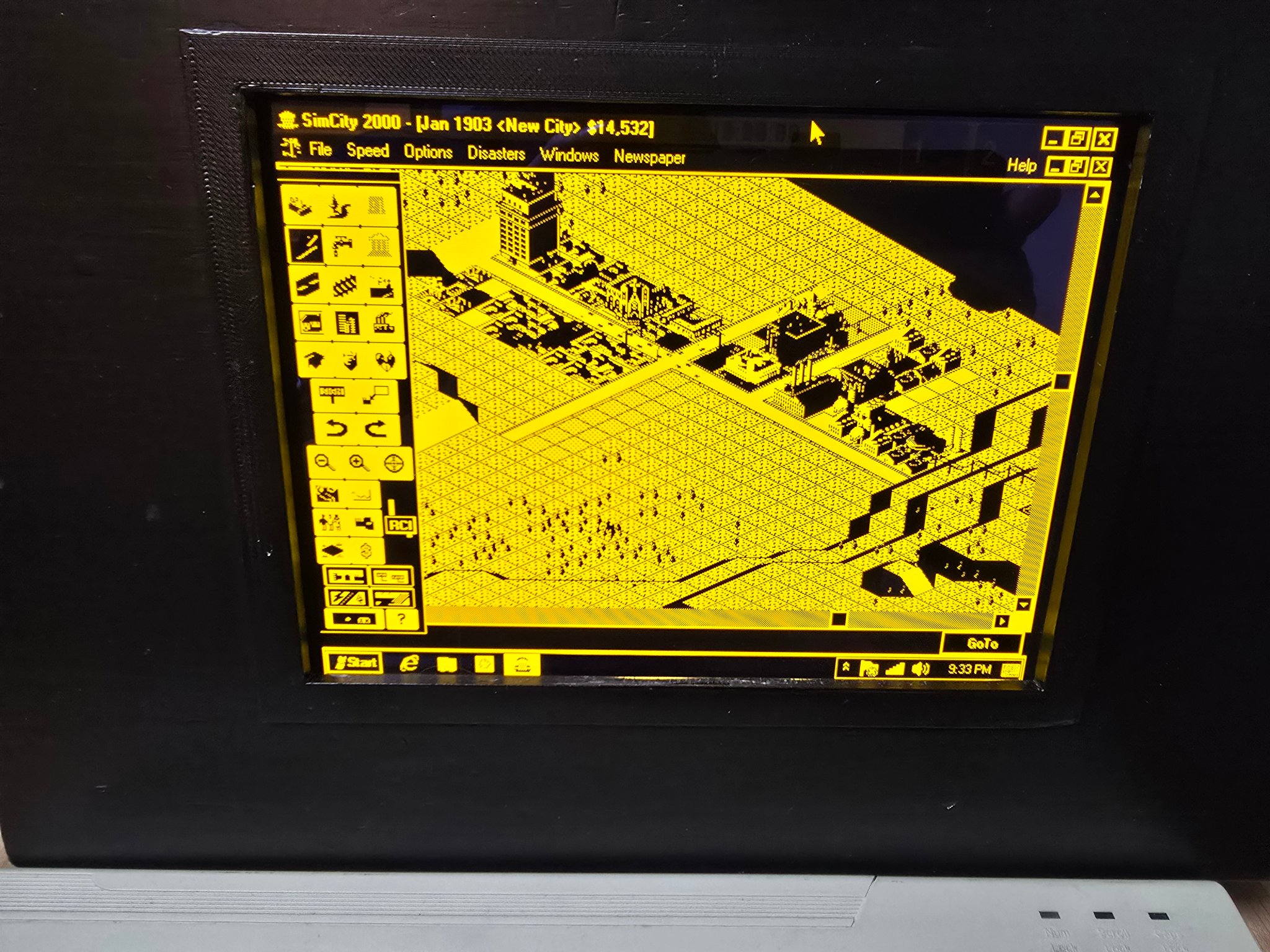 Custom VGA BIOS for 65550 chip with improved planar EL display support