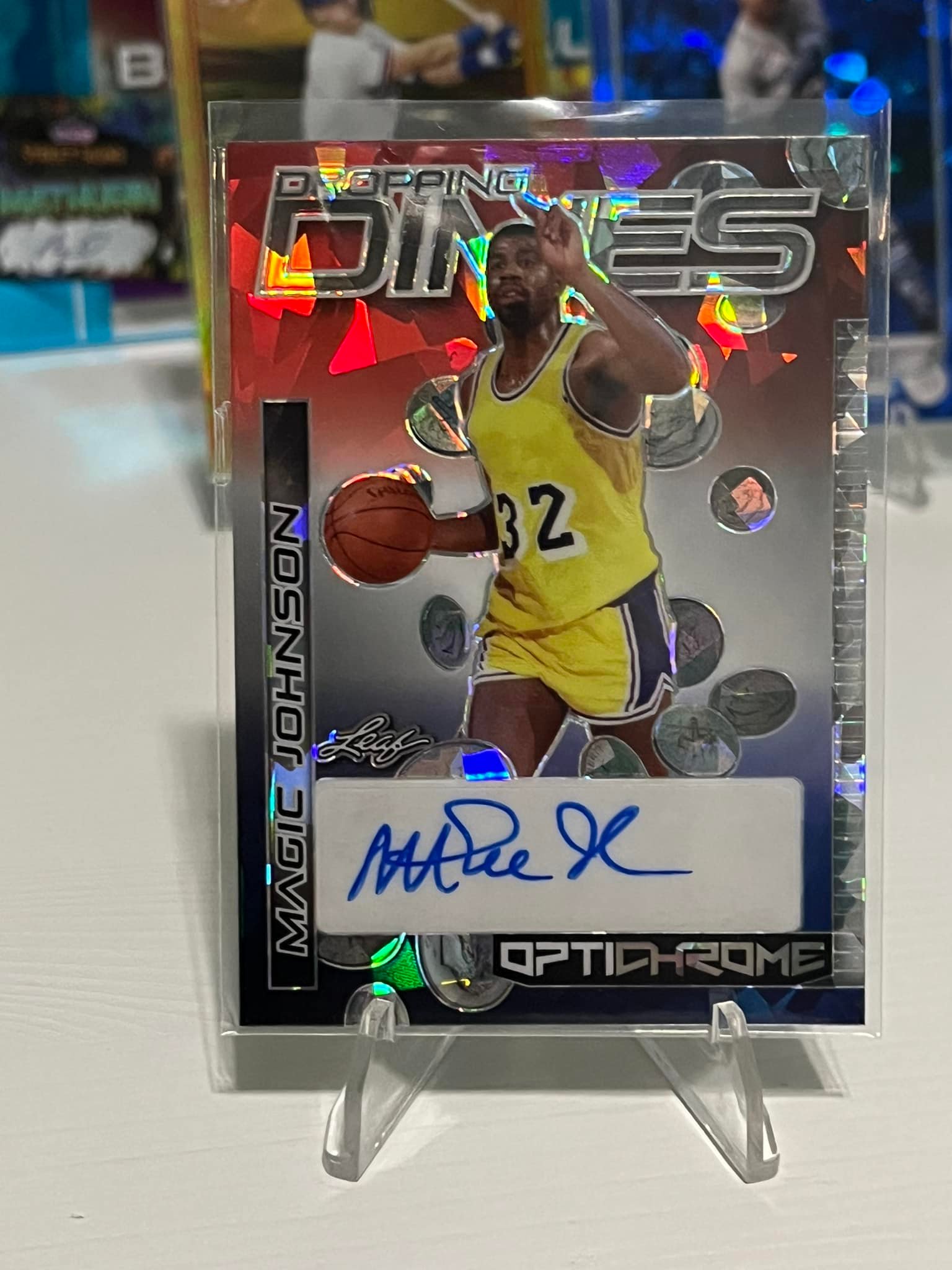 Why are there different color versions of the Magic Johnson 1/1 