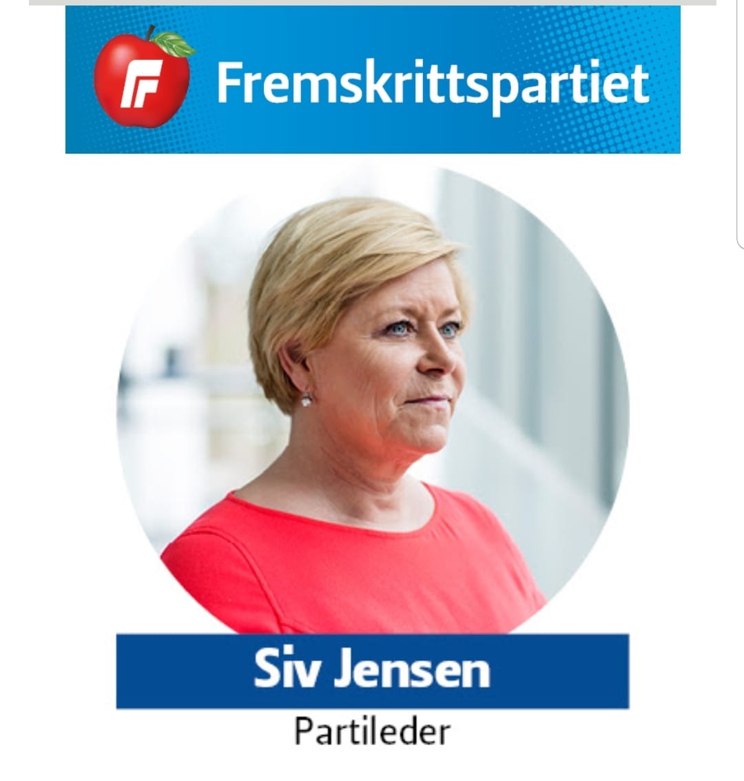 Birkenes FrP - Siv Jensen: Derfor går FrP ut av regjering. Jeg er ...