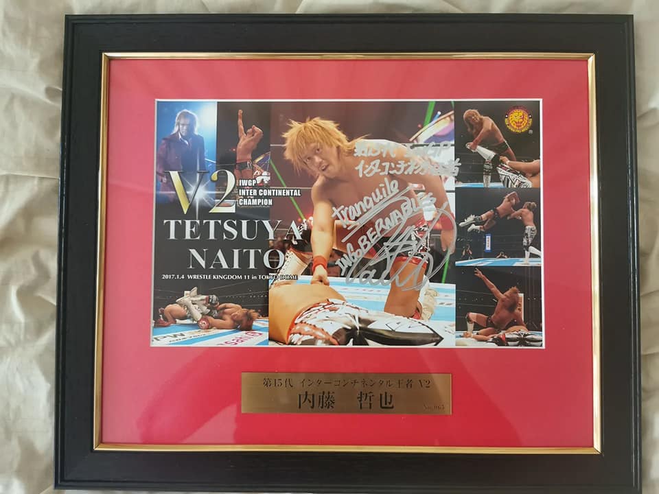 TETSUYA NAITO X LIJ SPORTS TOWEL 😜🤏 Tetsuya Naito's sports towel