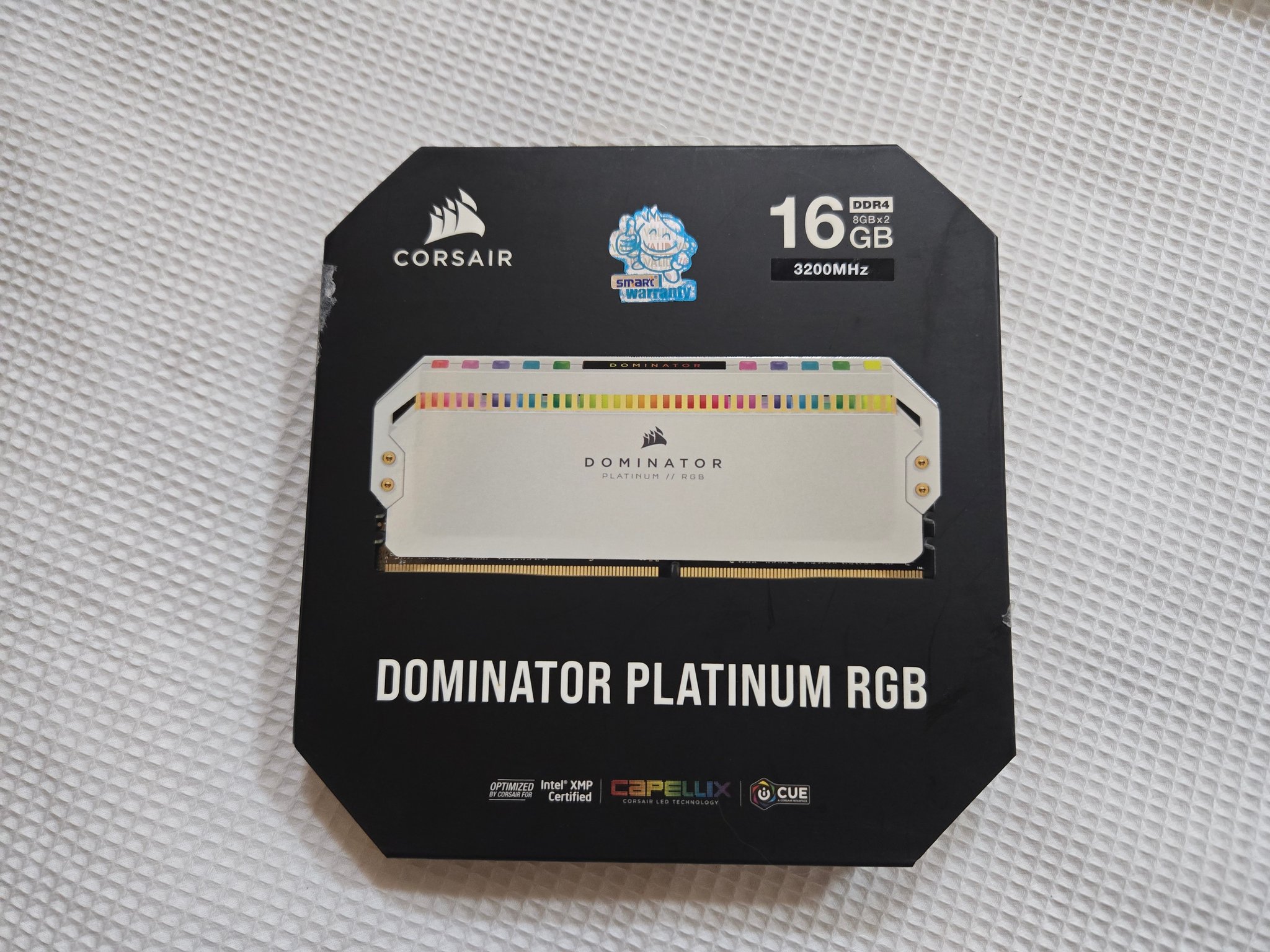 Corsair Dominator Platinum RGB 16GB (2 x 8GB) DDR4 3200Mhz Desktop Ram