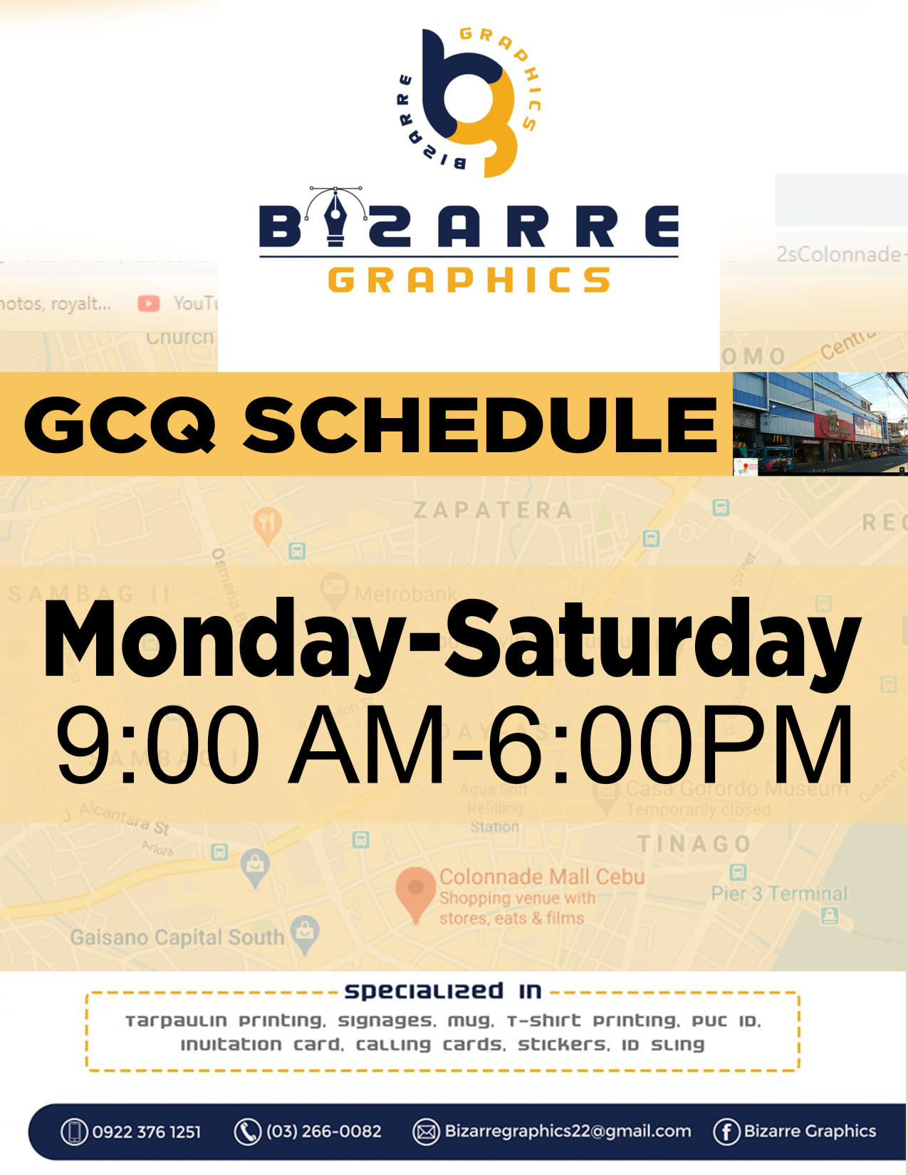 BIZARRE GRAPHICS ARE NOW OPEN. Visit us... - Bizarre Graphics