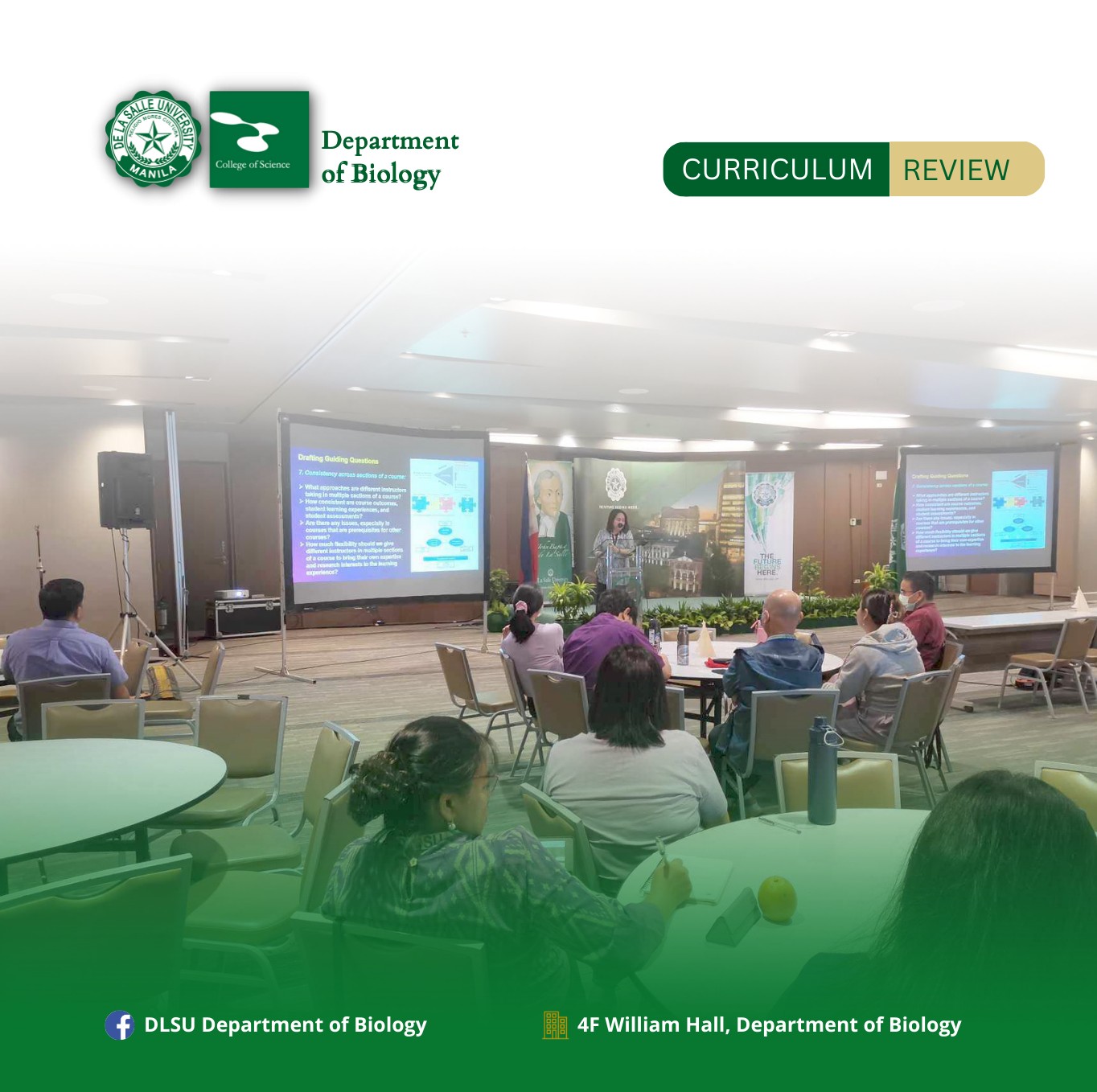 [HAPPENING NOW] DLSU... - DLSU Department of Biology