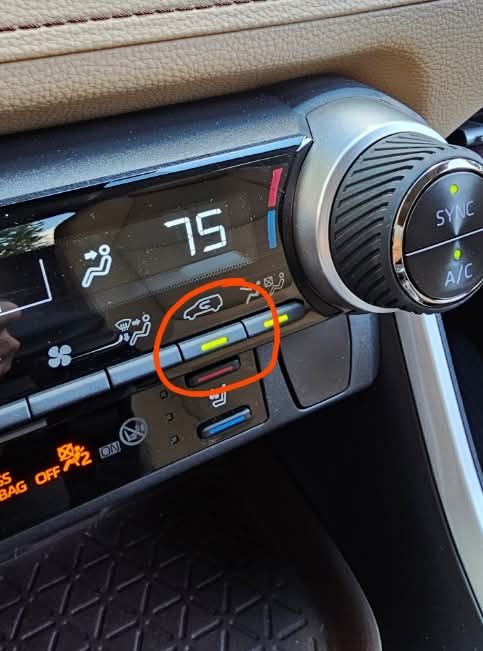 Yummy Stuff | Almost all vehicles have a recirculation button with ...