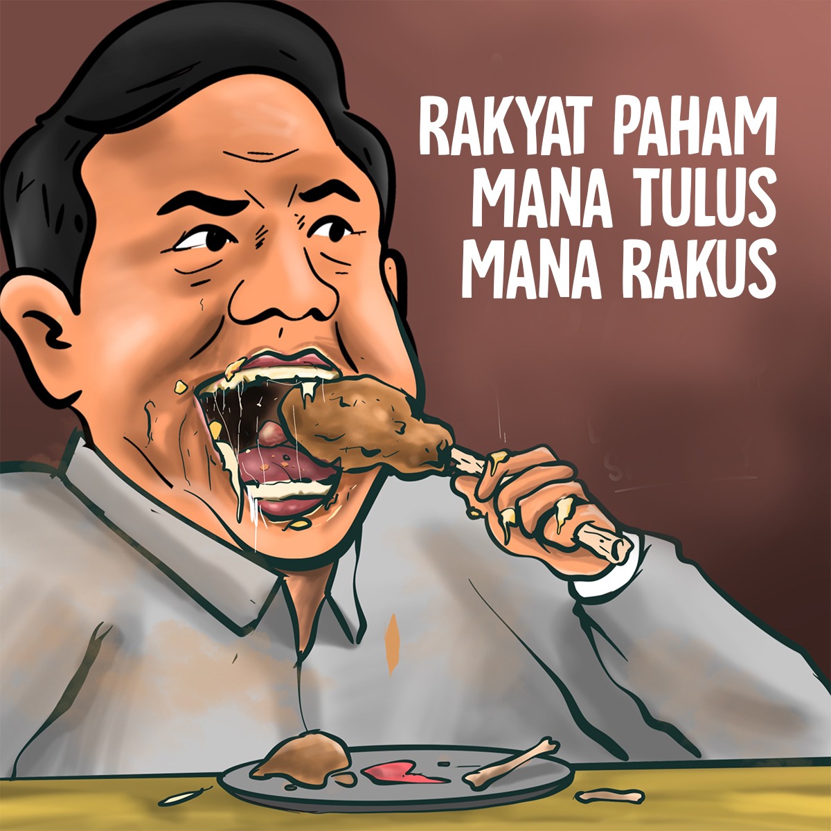 Rakyat Paham Mana Tulus Mana Rakus... - Nikmatul Sugiyarto
