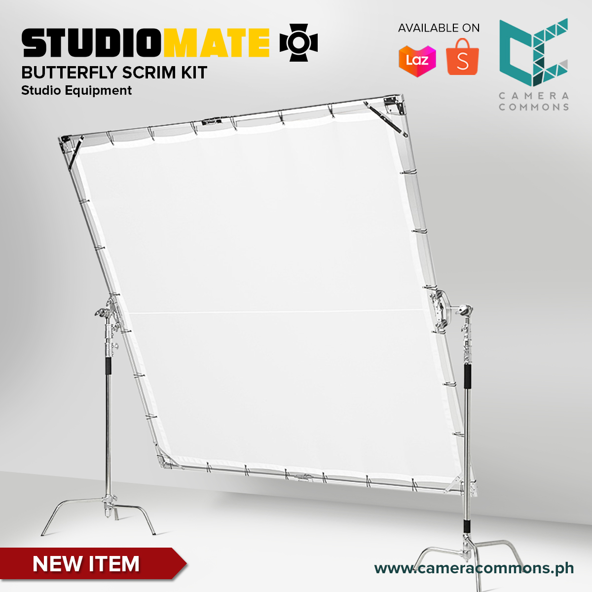 The Butterfly Scrim Kit allows you to... - Camera Commons PH