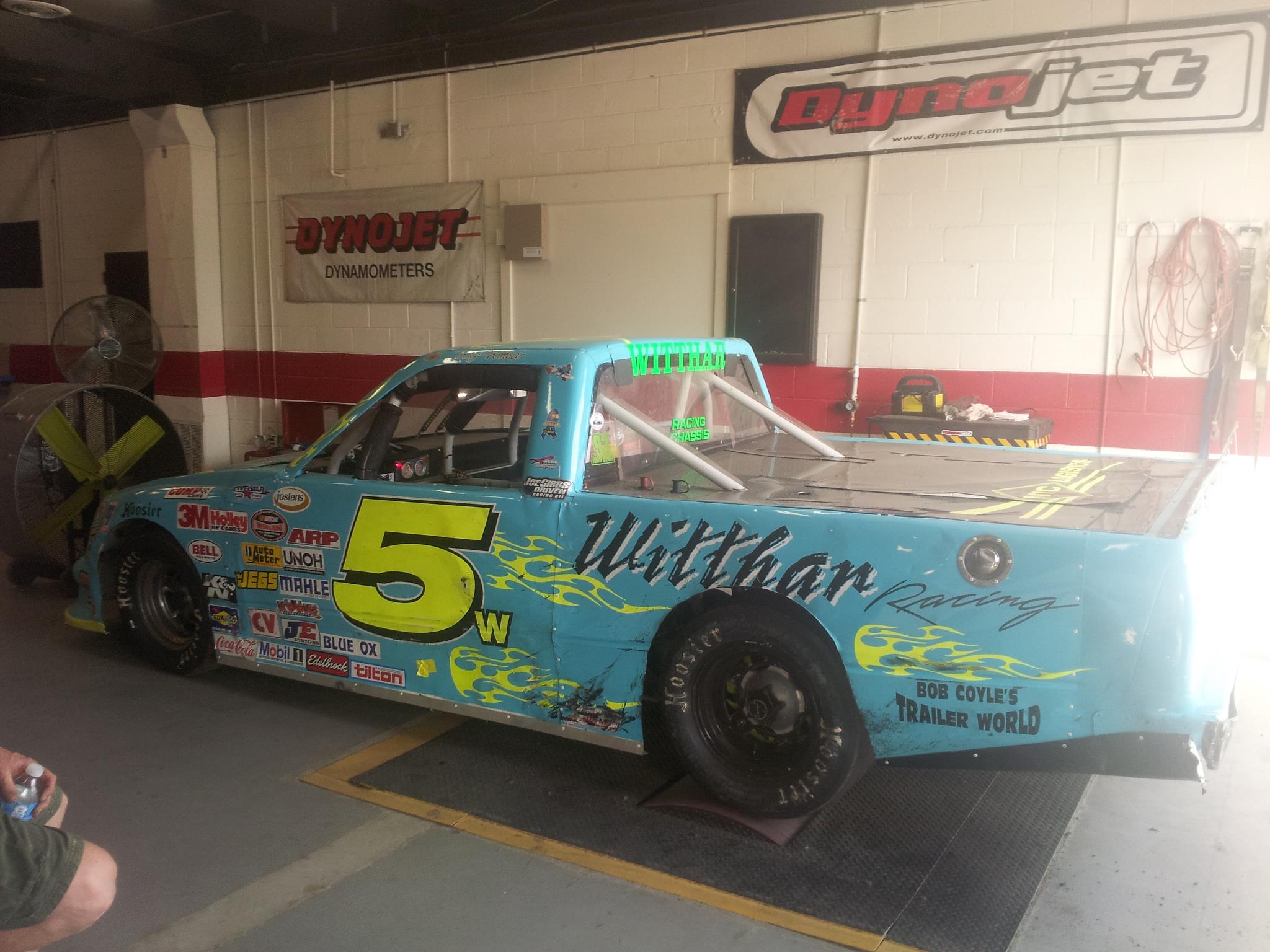 Dyno-Pro inc. - Troy Witthar prepairing his Nascar Pro-Truck on the ...