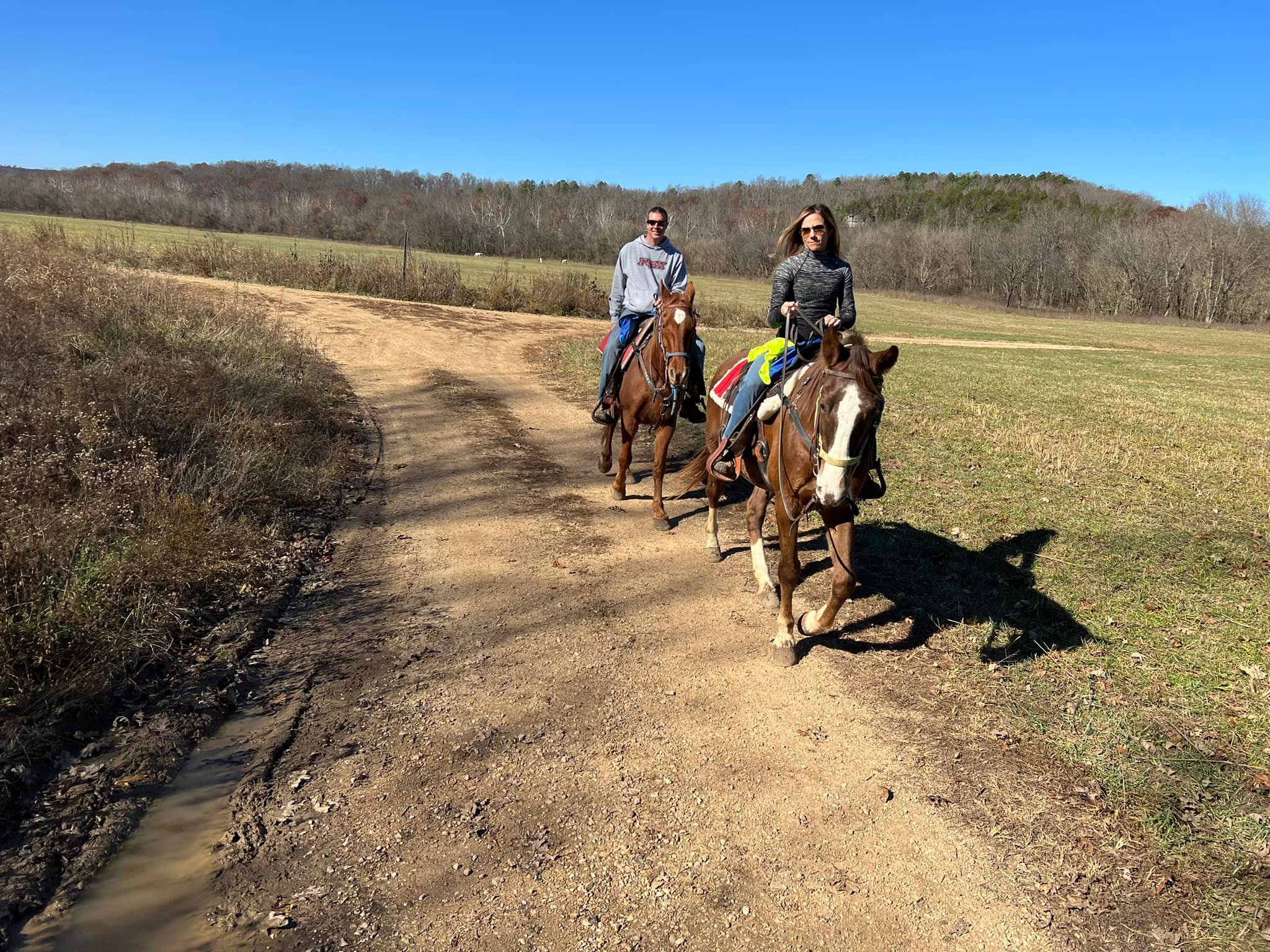 Beautiful day for the half day... - Eminence Trailrides
