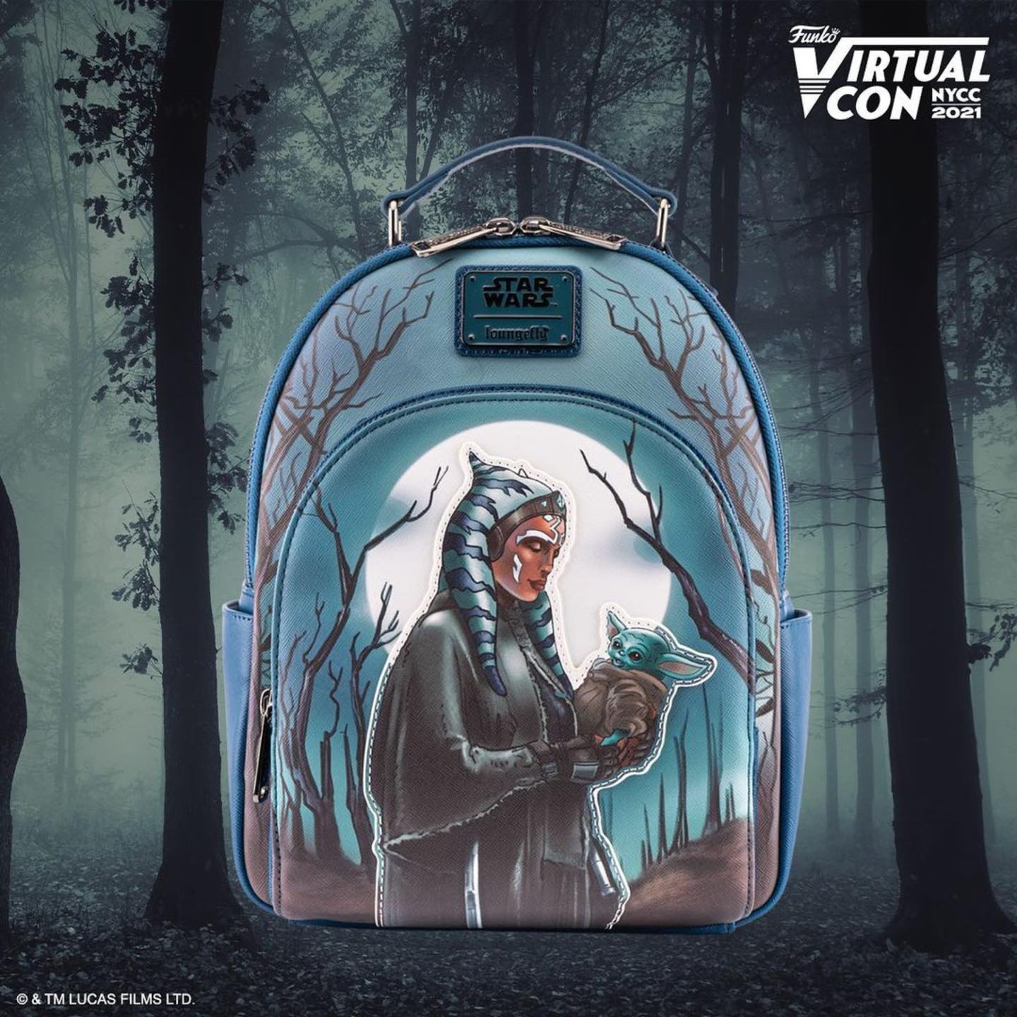 herschel ahsoka backpack Loungefly The Mandalorian Cosplay Nylon MINI It has a top handle for easy carrying and adjustable back straps Loungefly Star Wars Ahsoka Replica