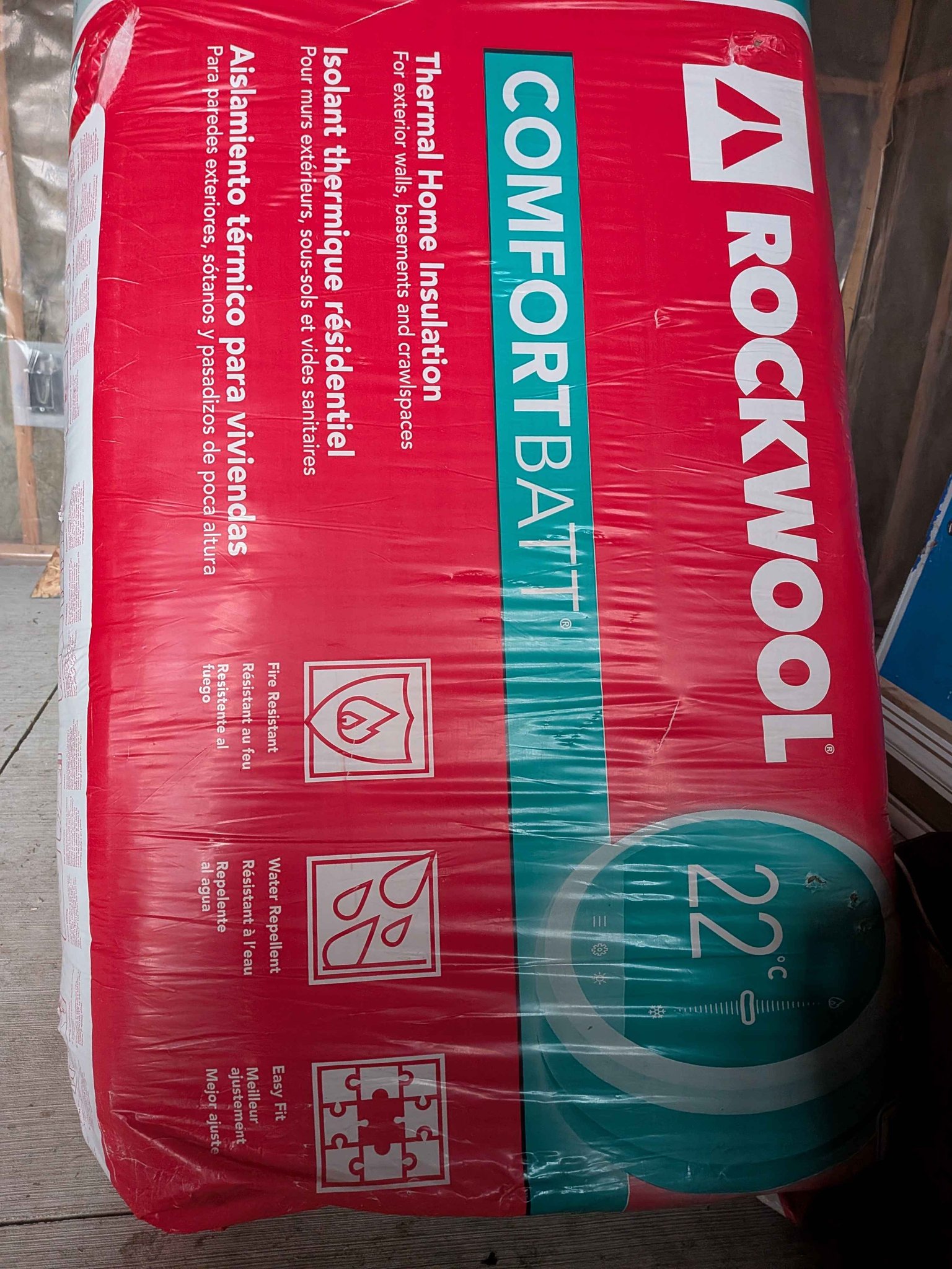 ROCKWOOL COMFORT BATT R22 2X6 STUDS Pick up in Dorchester - Baseball ...