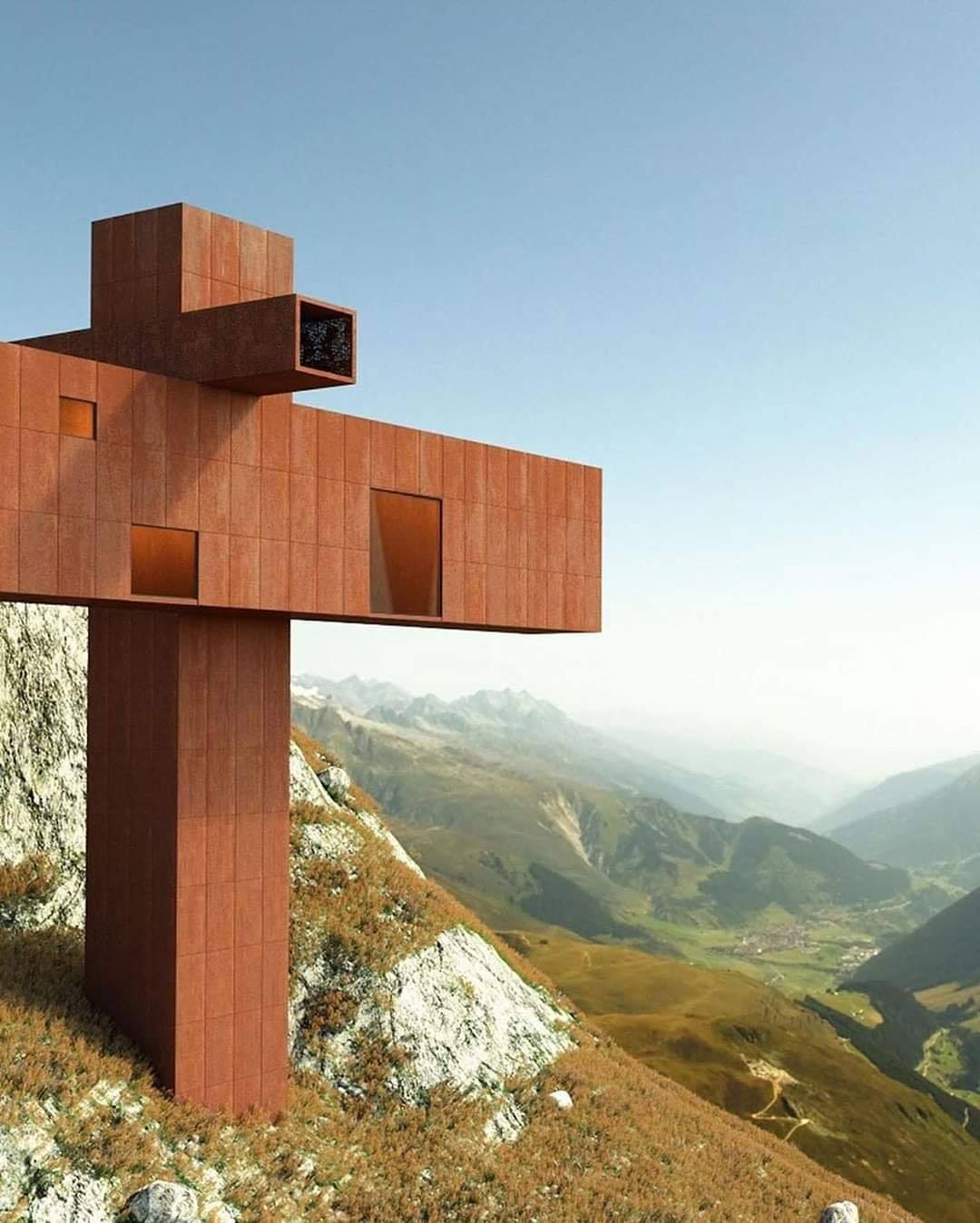 XYZ House in the Alps of Switzerland, designed by John Beckmann