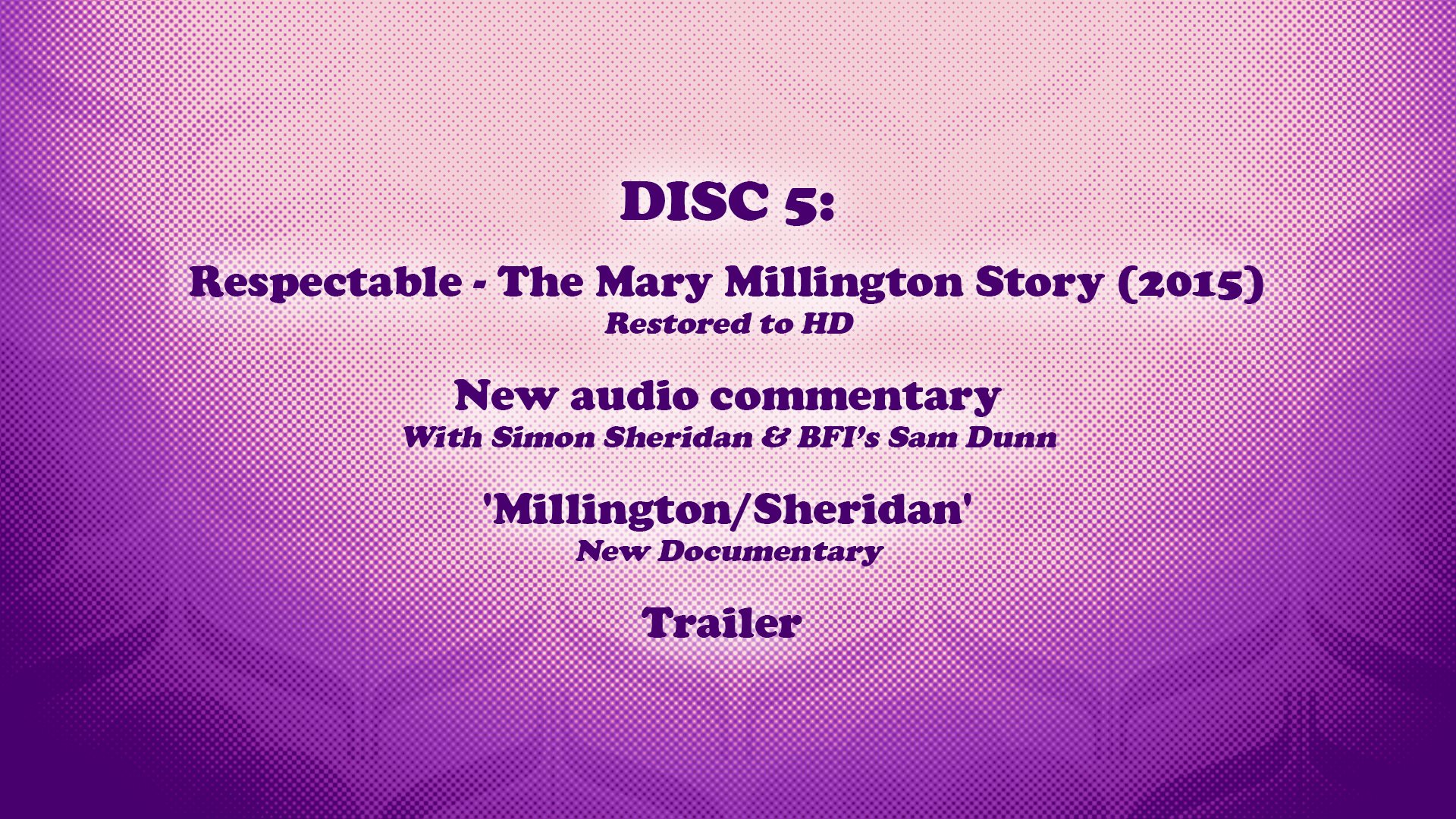 The Mary Millington Movie Collection