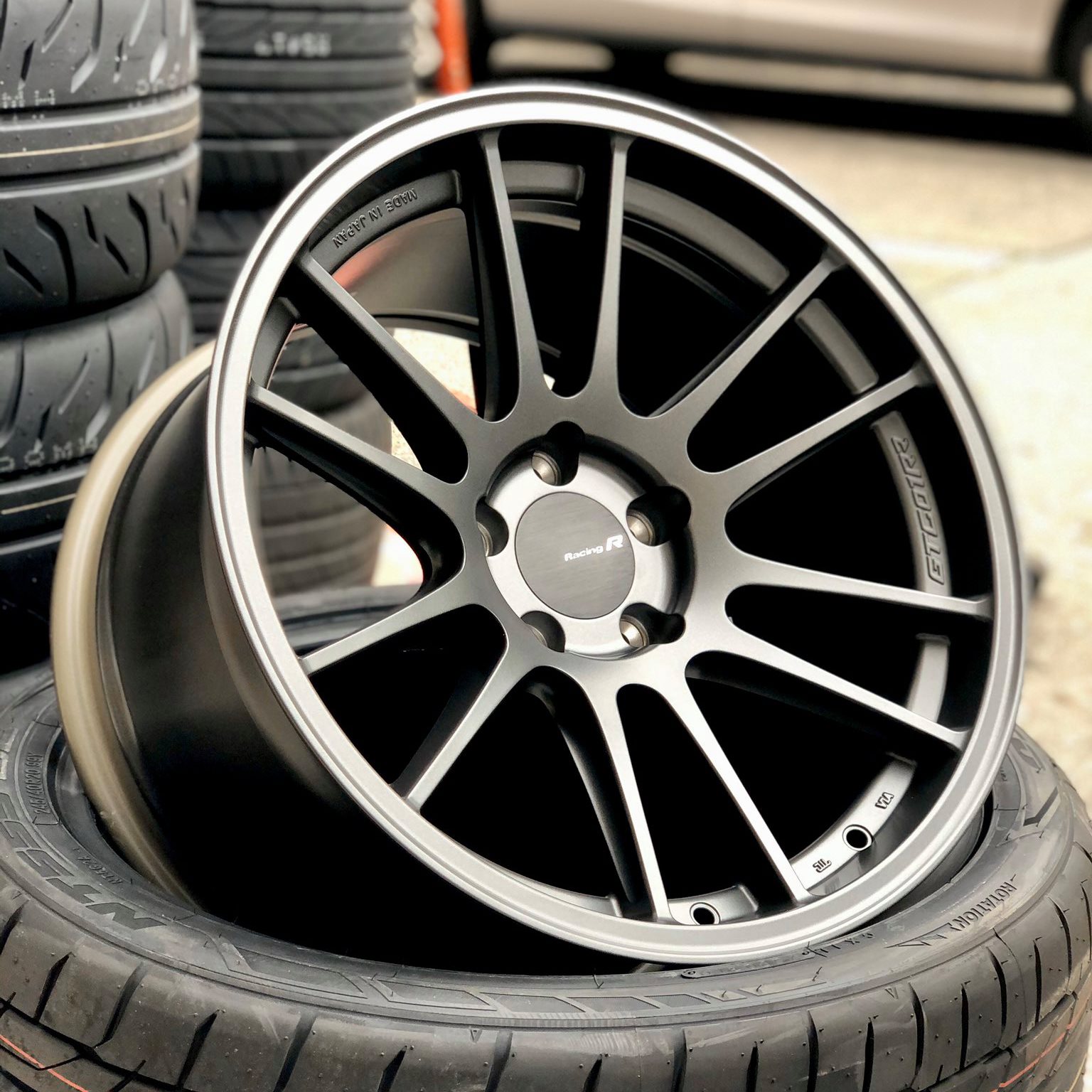 Enkei Racing S high-performance wheels for sports cars