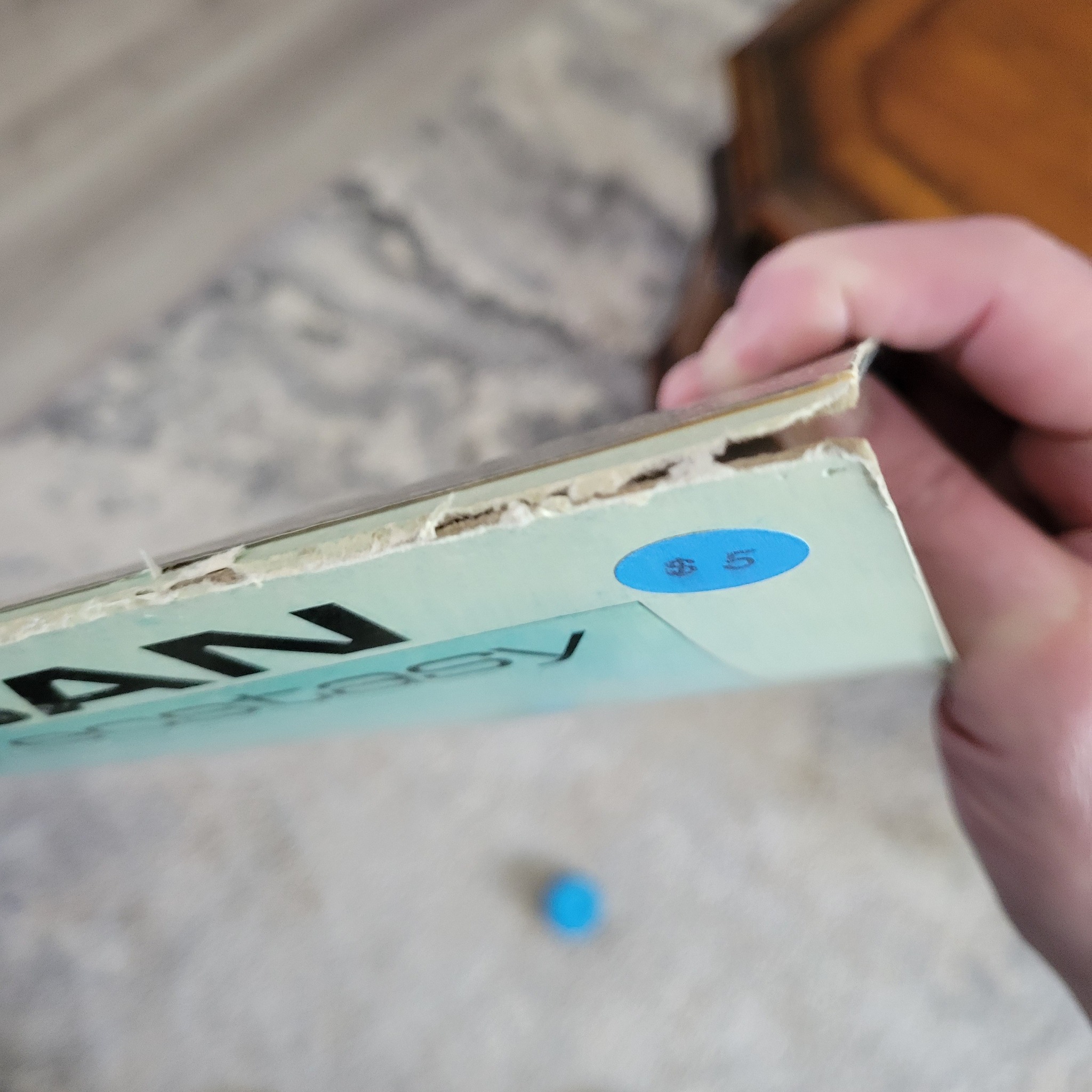 Repairing a damaged record sleeve?