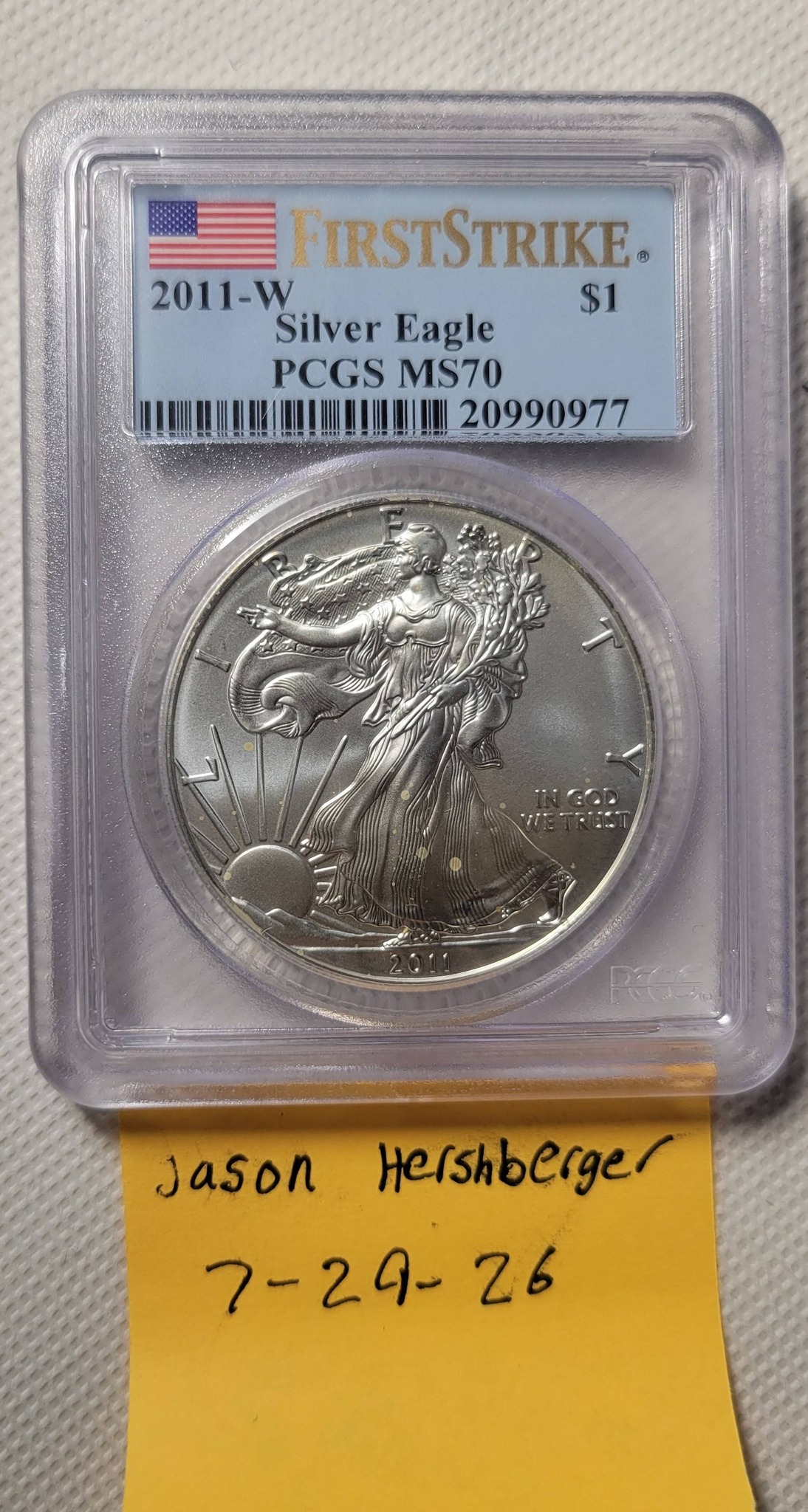 2011 silver eagle coin auction